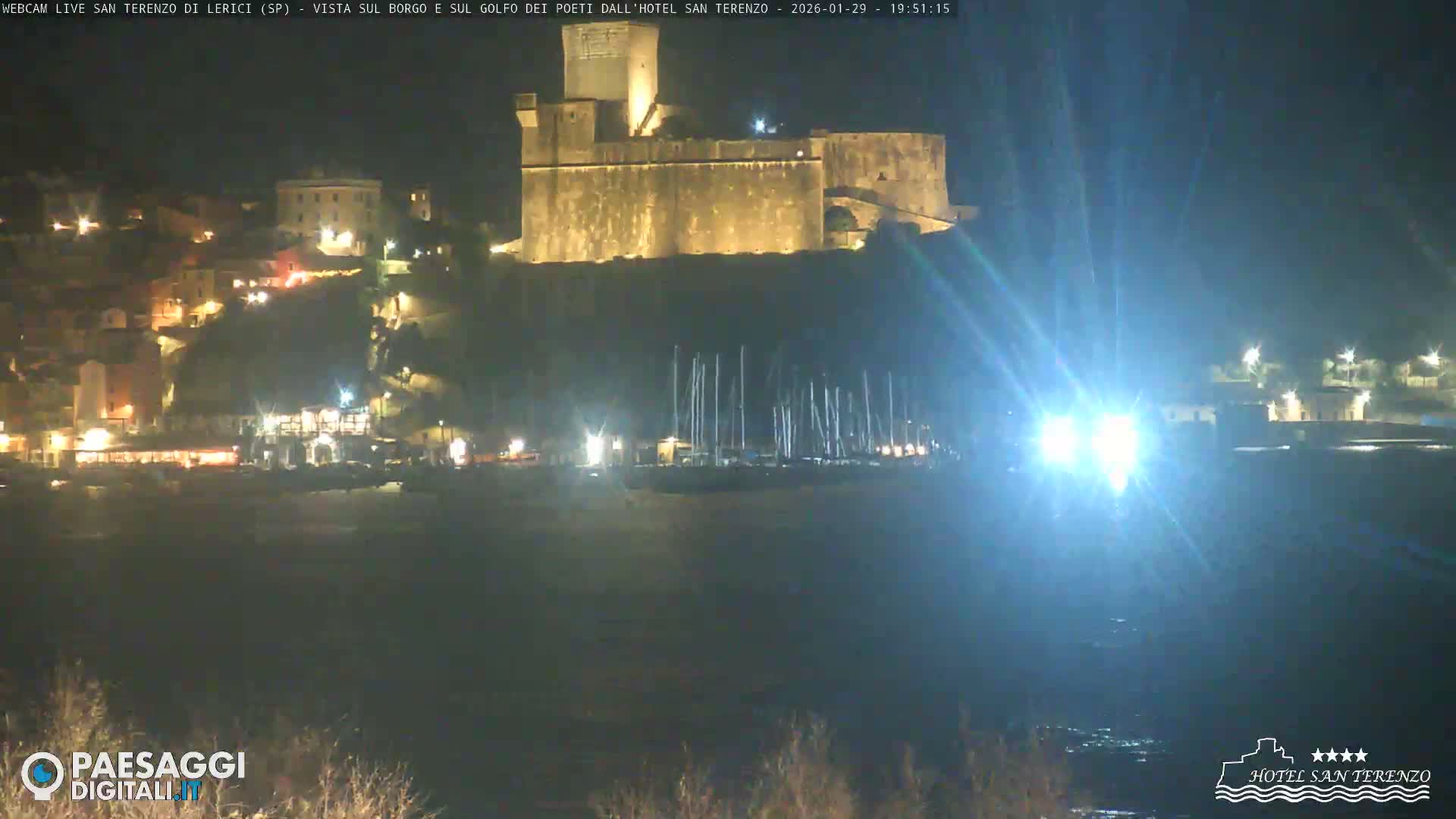  Lerici City & Coast Live Cam - La Spezia, Liguria, Italy