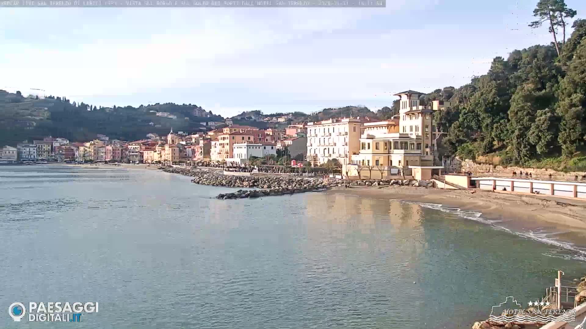  Lerici City & Coast Live Cam - La Spezia, Liguria, Italy