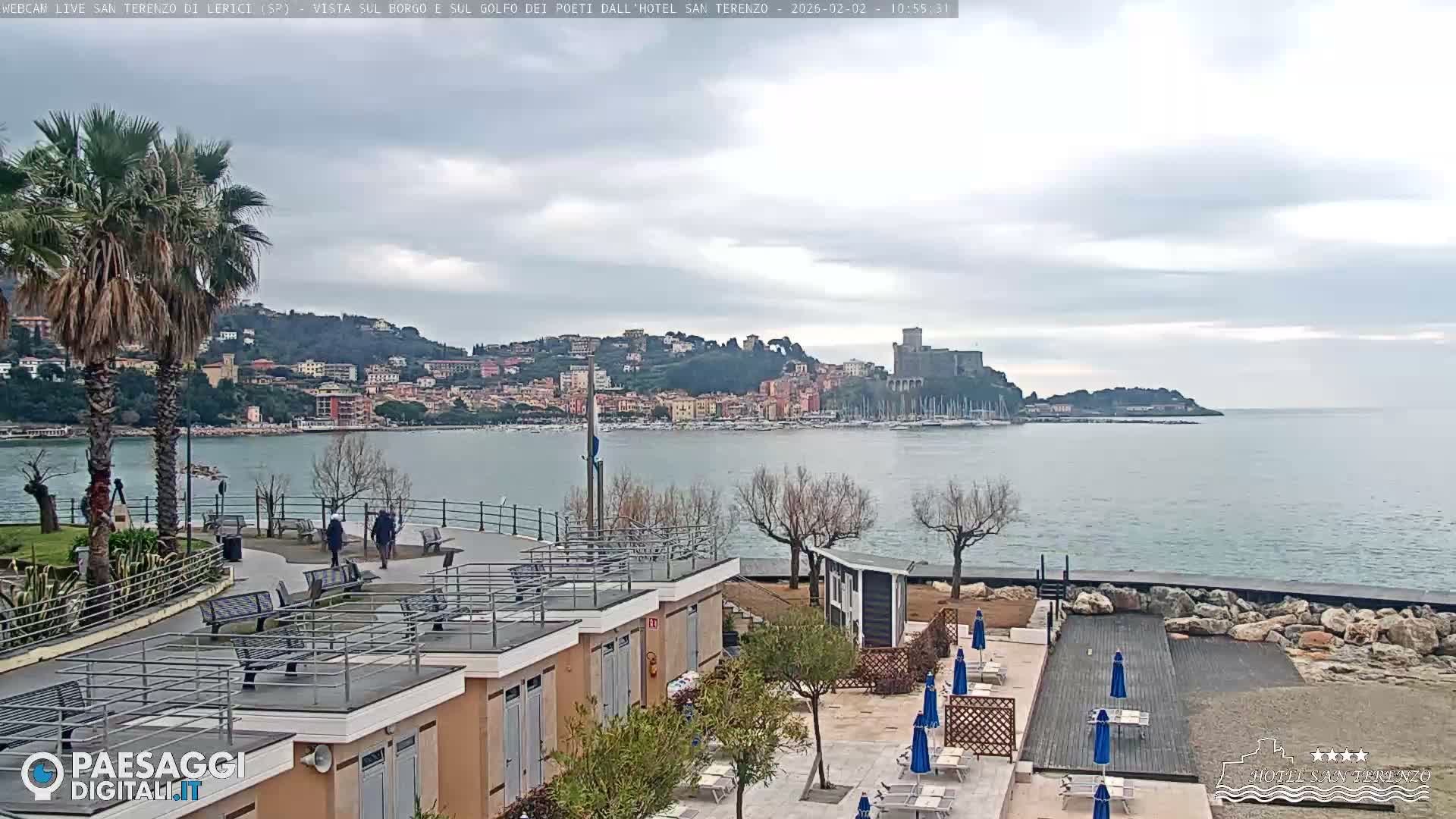  Lerici City & Coast Live Cam - La Spezia, Liguria, Italy