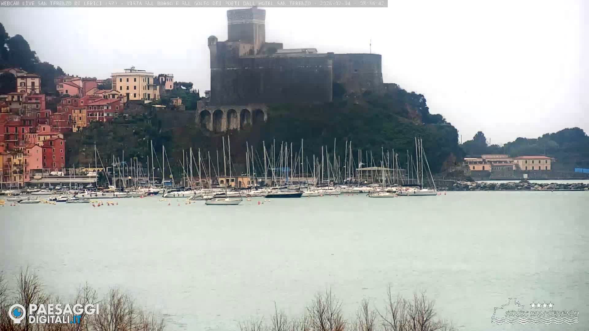  Lerici City & Coast Live Cam - La Spezia, Liguria, Italy