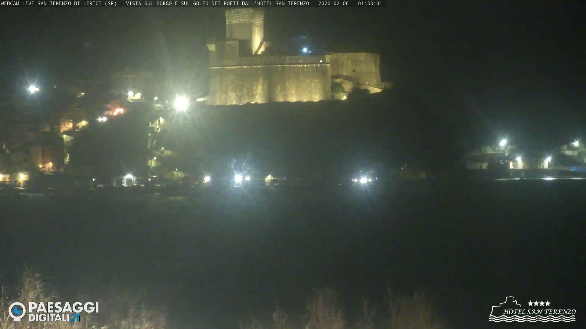  Lerici City & Coast Live Cam - La Spezia, Liguria, Italy