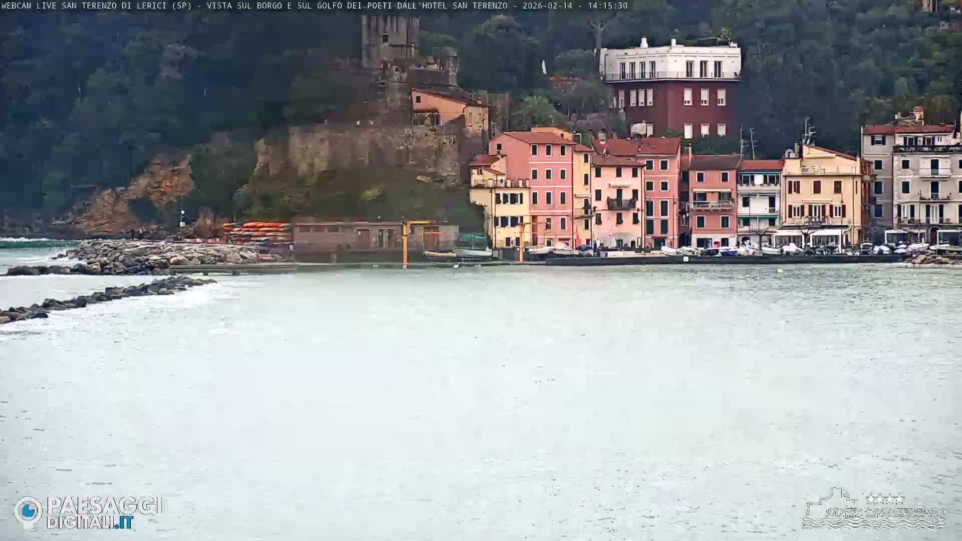  Lerici City & Coast Live Cam - La Spezia, Liguria, Italy