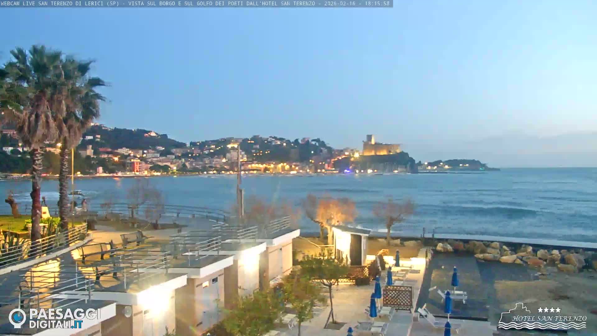  Lerici City & Coast Live Cam - La Spezia, Liguria, Italy