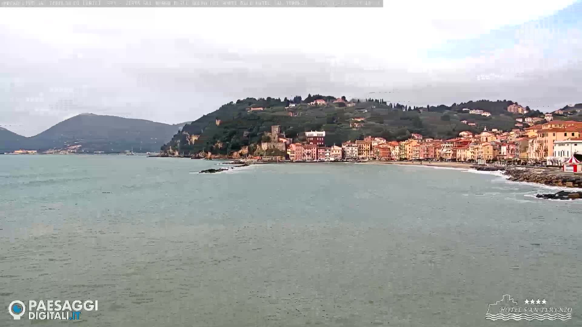 Lerici City & Coast Live Cam - La Spezia, Liguria, Italy