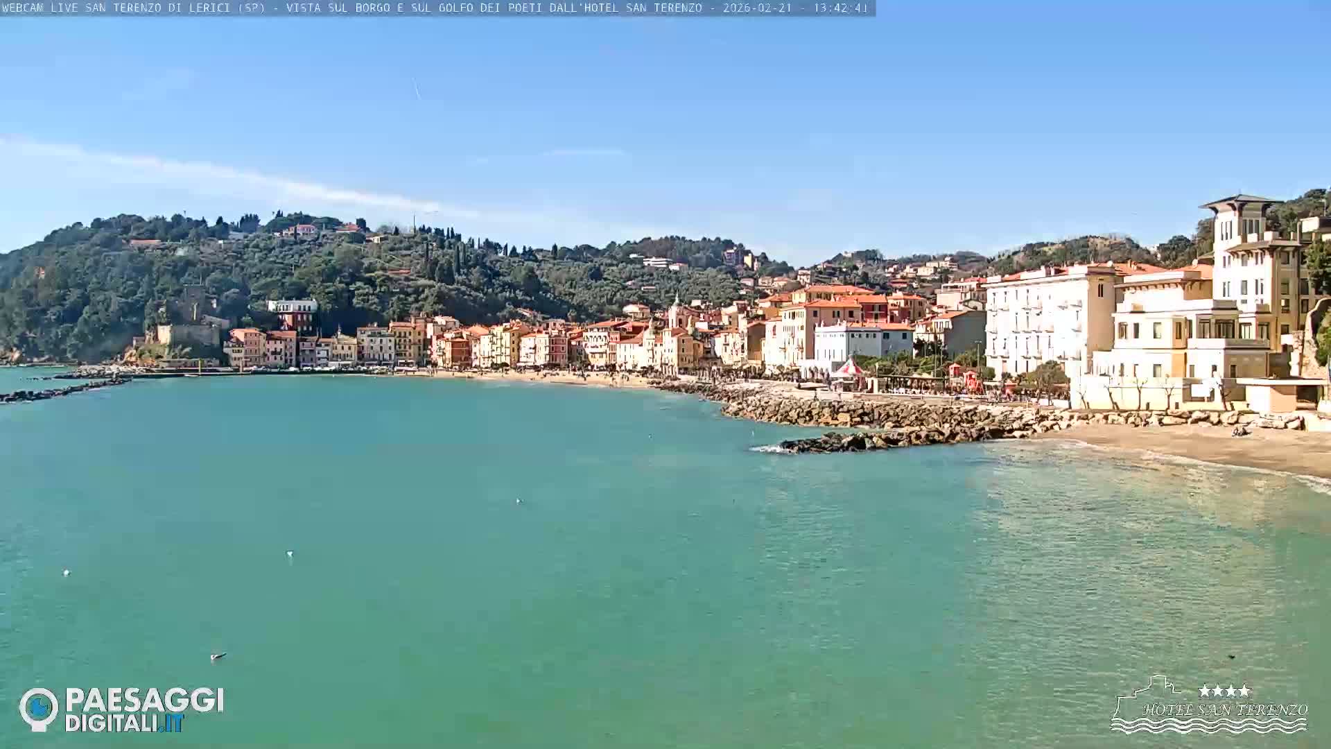  Lerici City & Coast Live Cam - La Spezia, Liguria, Italy