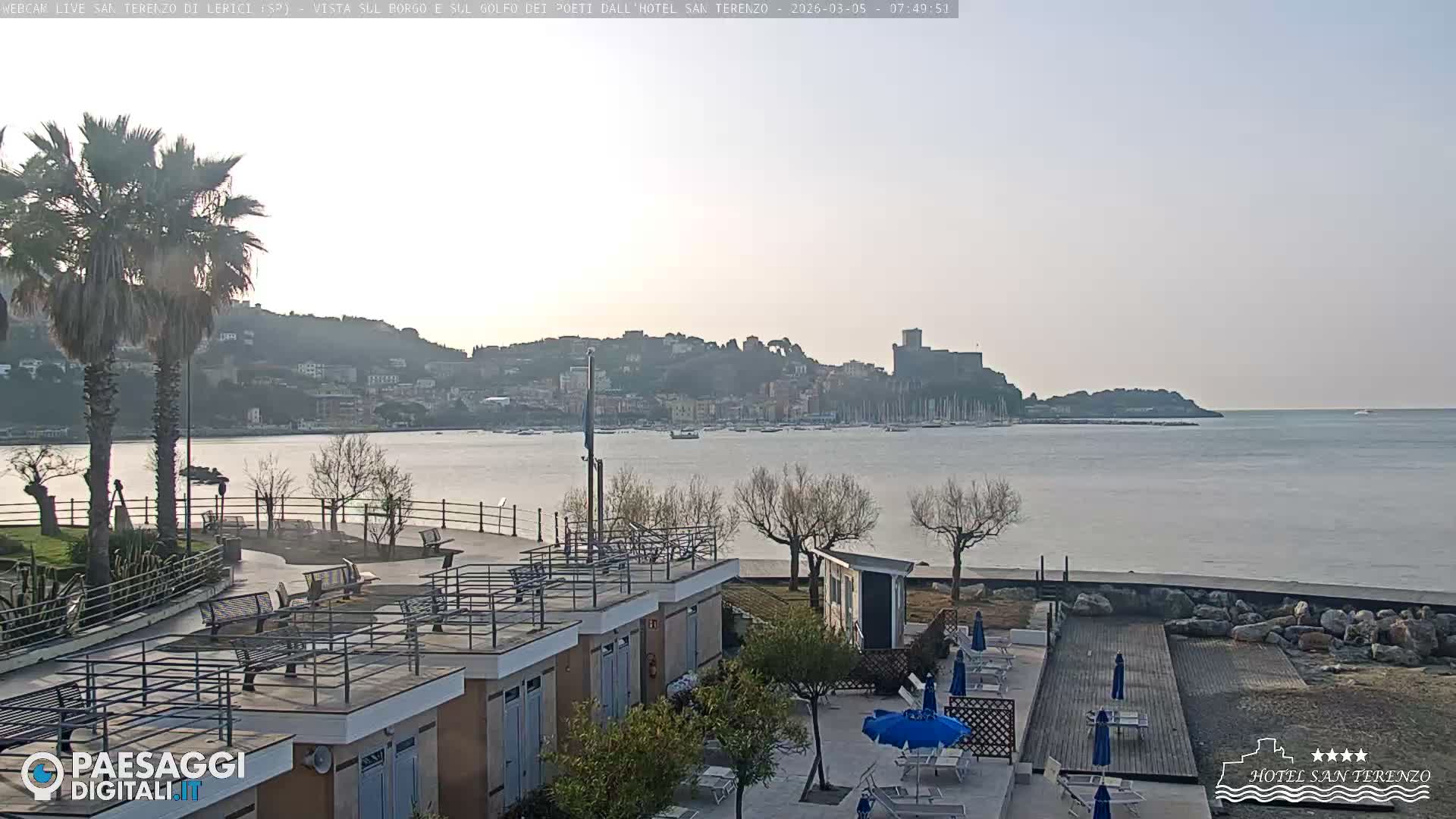  Lerici City & Coast Live Cam - La Spezia, Liguria, Italy
