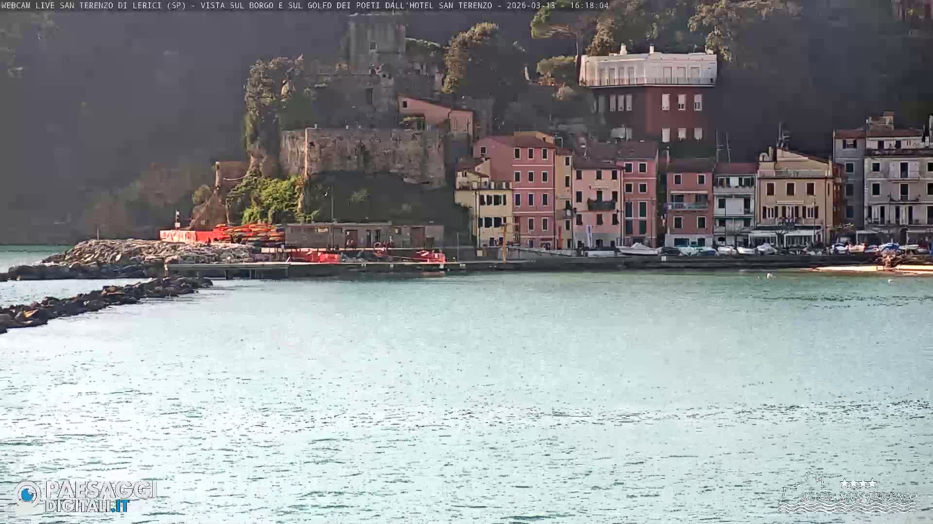  Lerici City & Coast Live Cam - La Spezia, Liguria, Italy