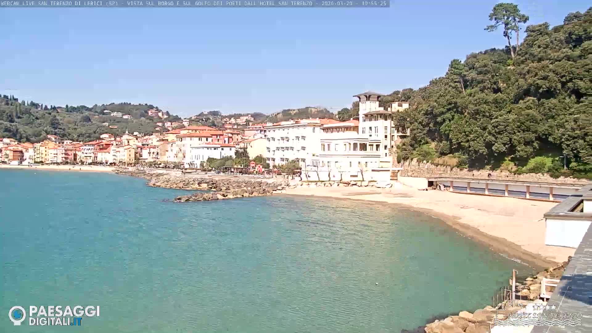  Lerici City & Coast Live Cam - La Spezia, Liguria, Italy