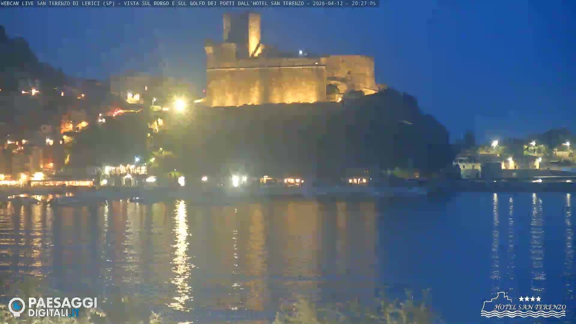  Lerici City & Coast Live Cam - La Spezia, Liguria, Italy