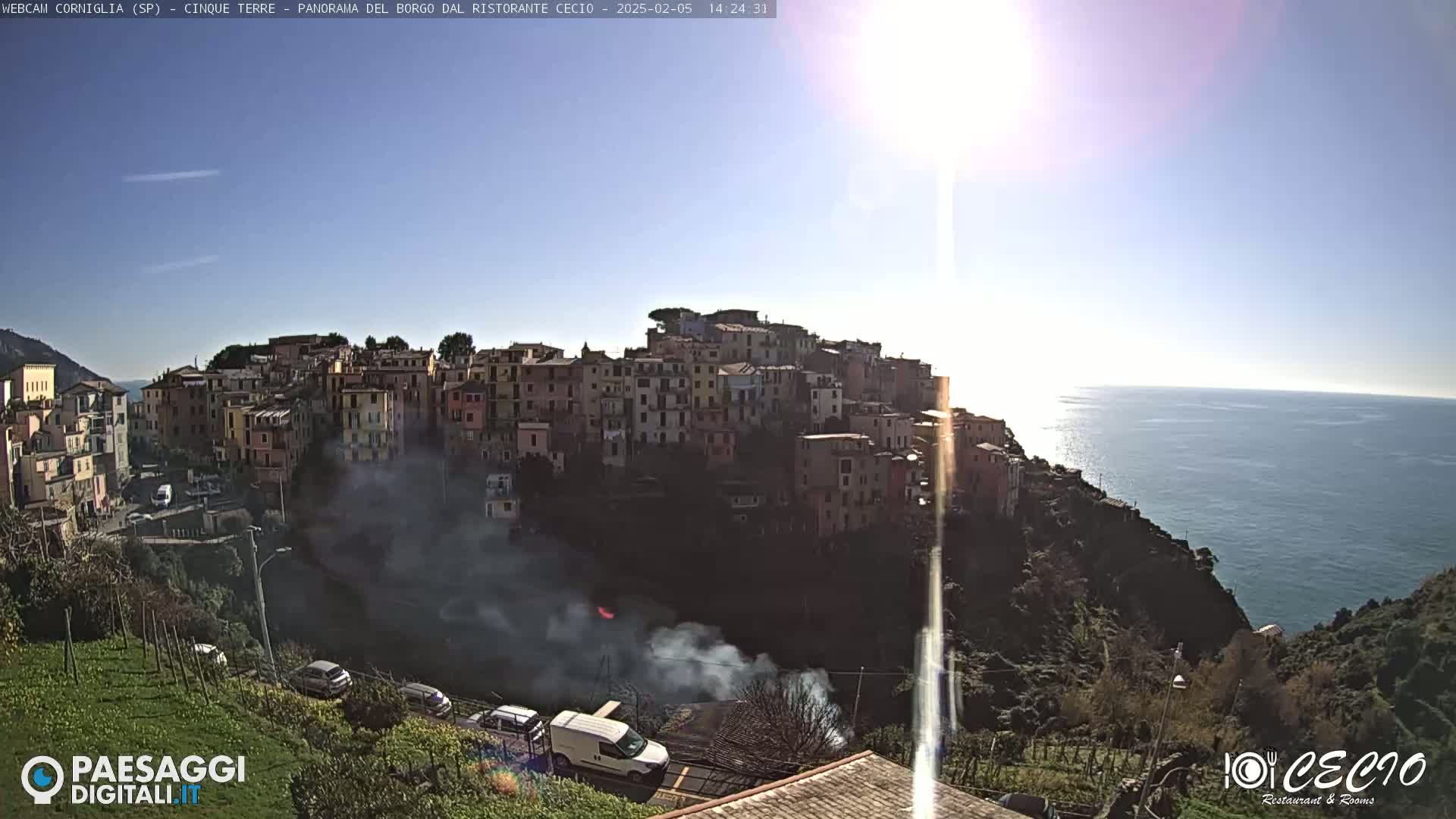 Cinque Terre, Corniglia  Live Cam - La Spezia, Liguria, Italy