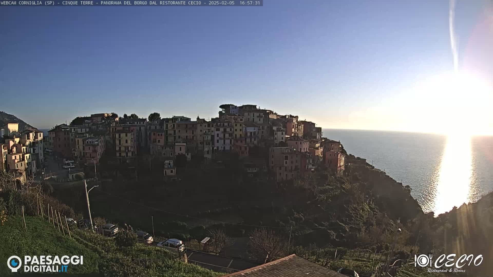 Cinque Terre, Corniglia  Live Cam - La Spezia, Liguria, Italy