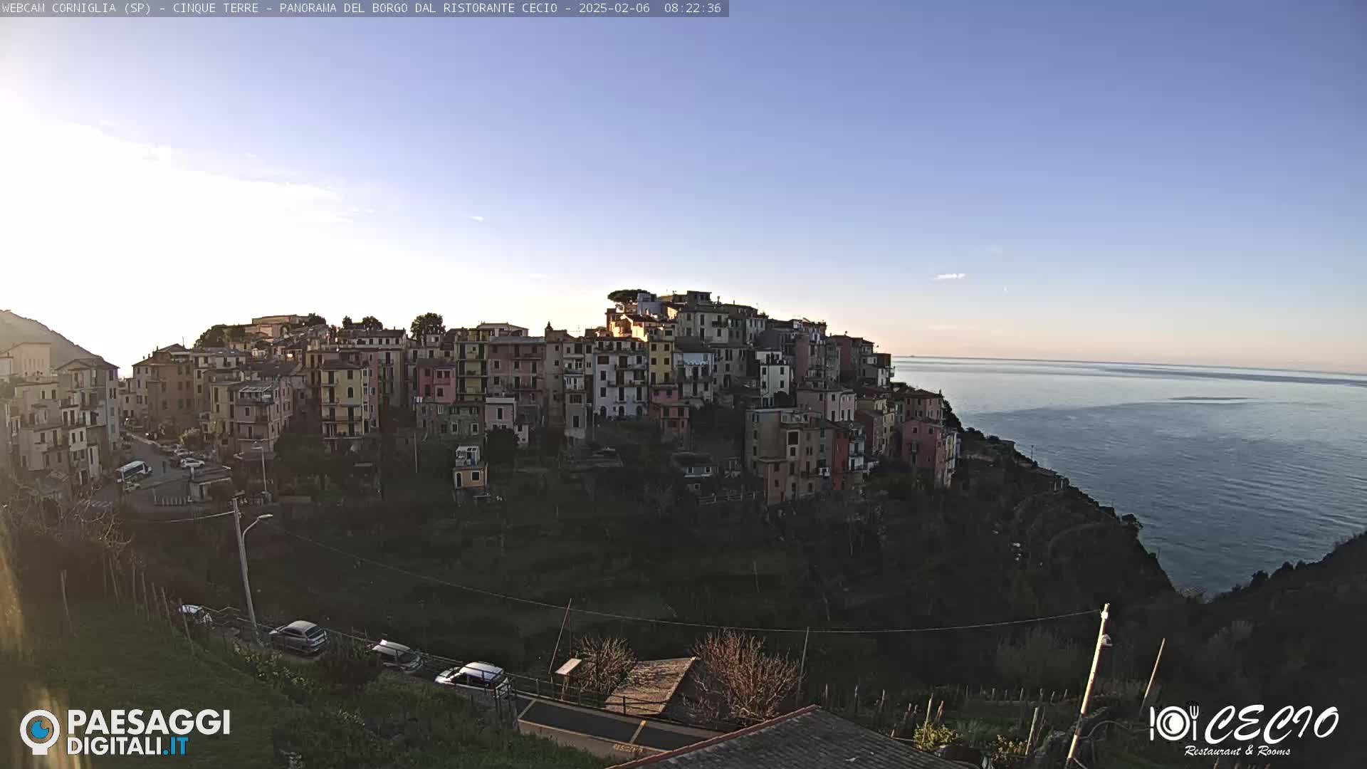 Cinque Terre, Corniglia  Live Cam - La Spezia, Liguria, Italy