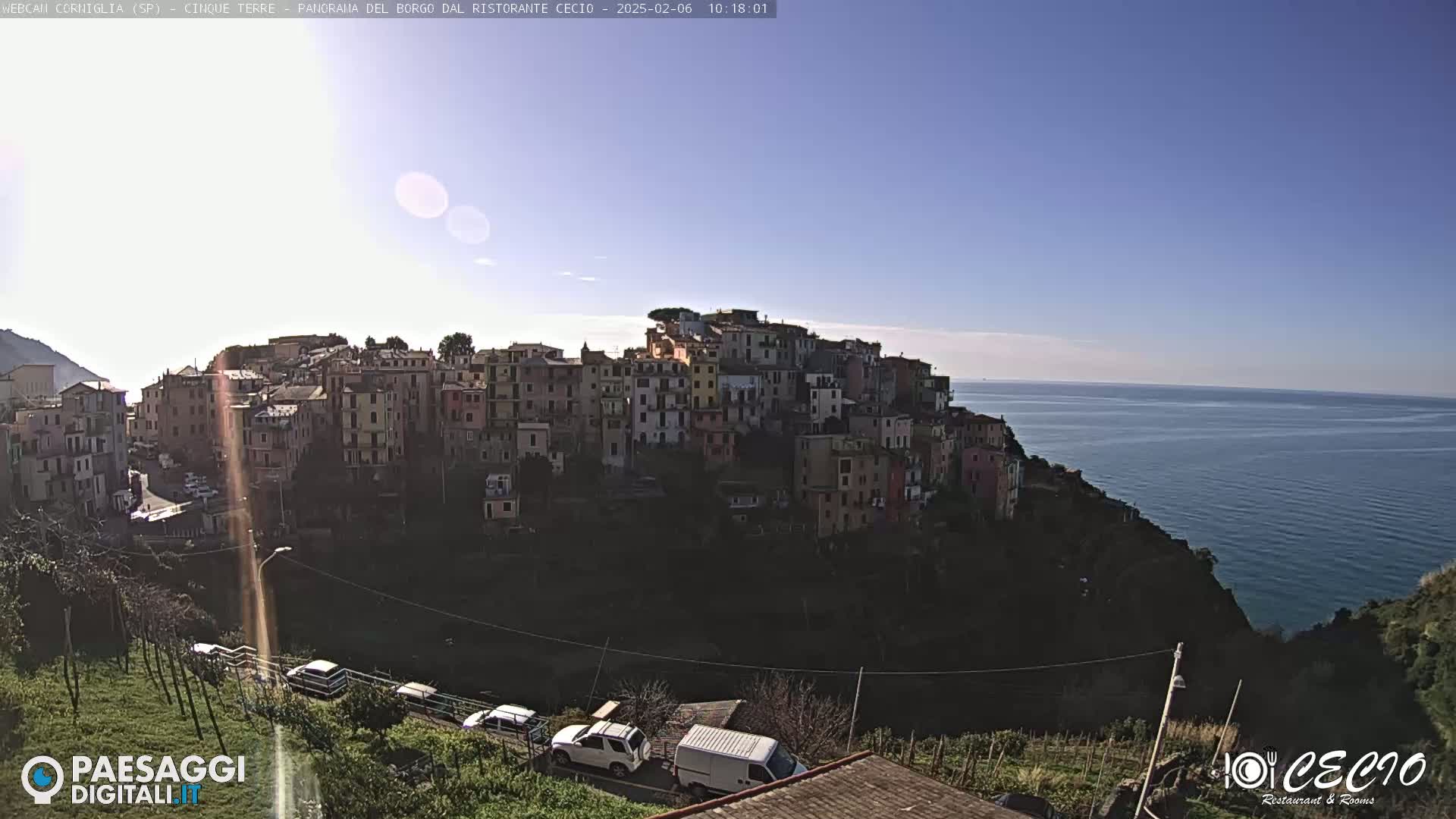 Cinque Terre, Corniglia  Live Cam - La Spezia, Liguria, Italy