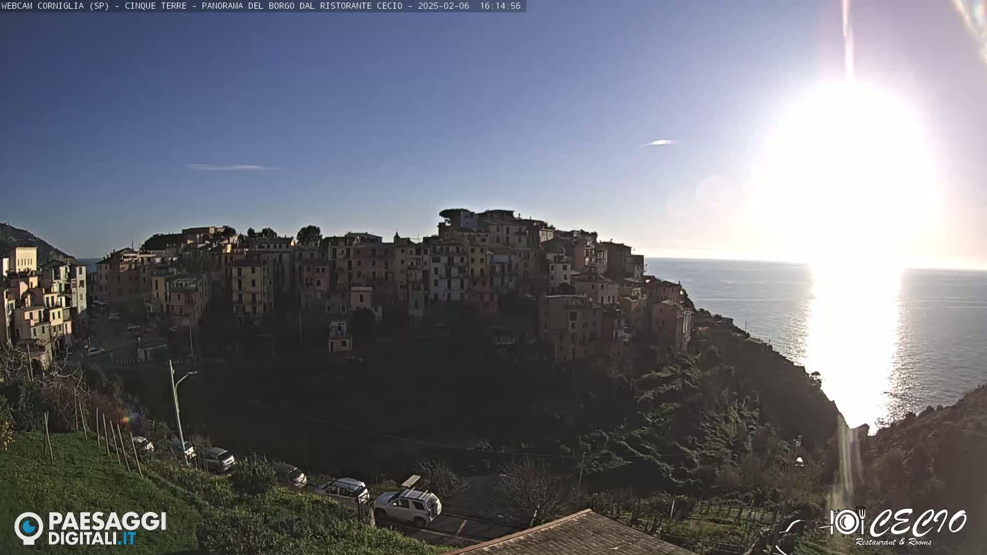 Cinque Terre, Corniglia  Live Cam - La Spezia, Liguria, Italy