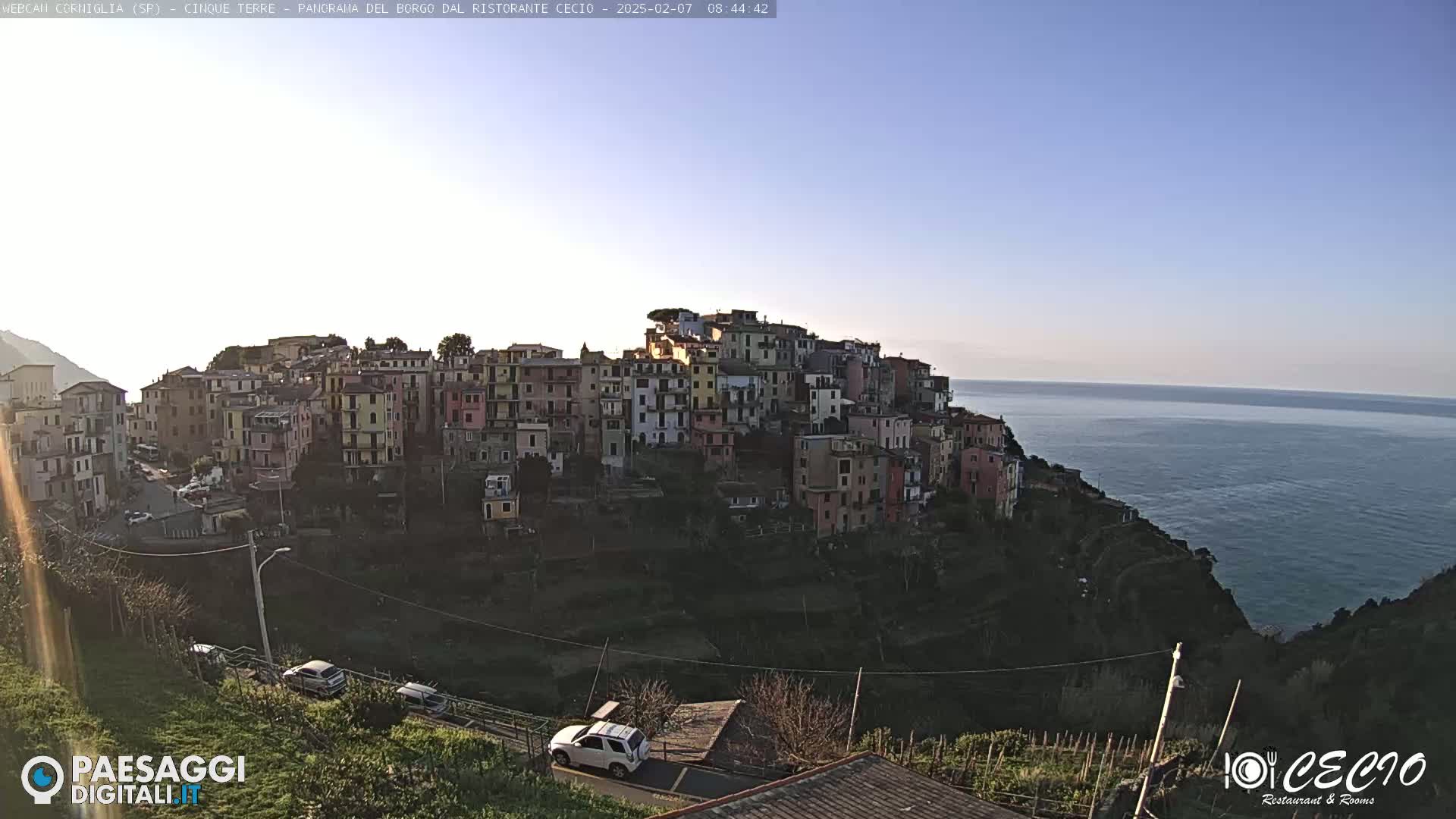 Cinque Terre, Corniglia  Live Cam - La Spezia, Liguria, Italy