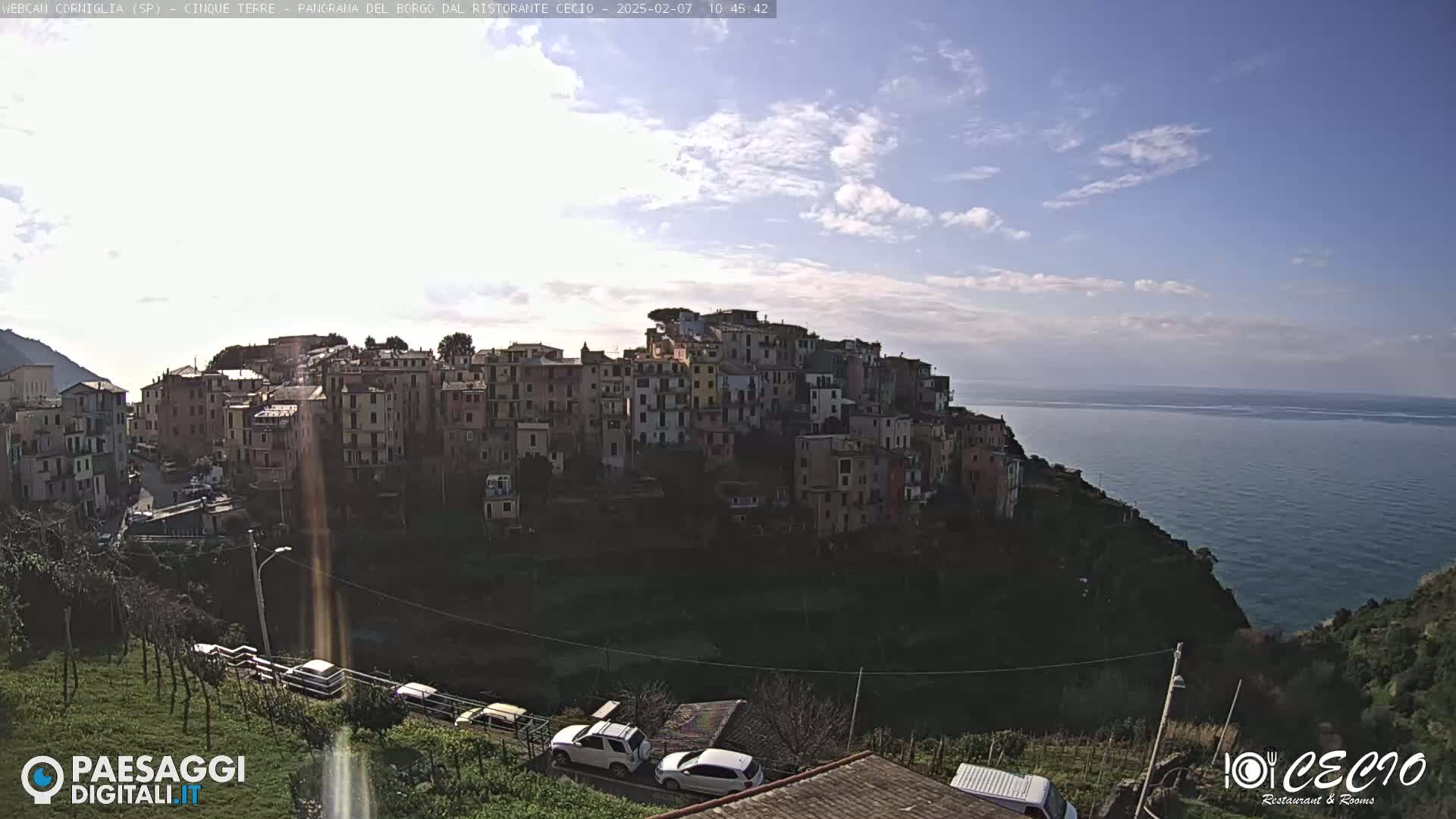 Cinque Terre, Corniglia  Live Cam - La Spezia, Liguria, Italy