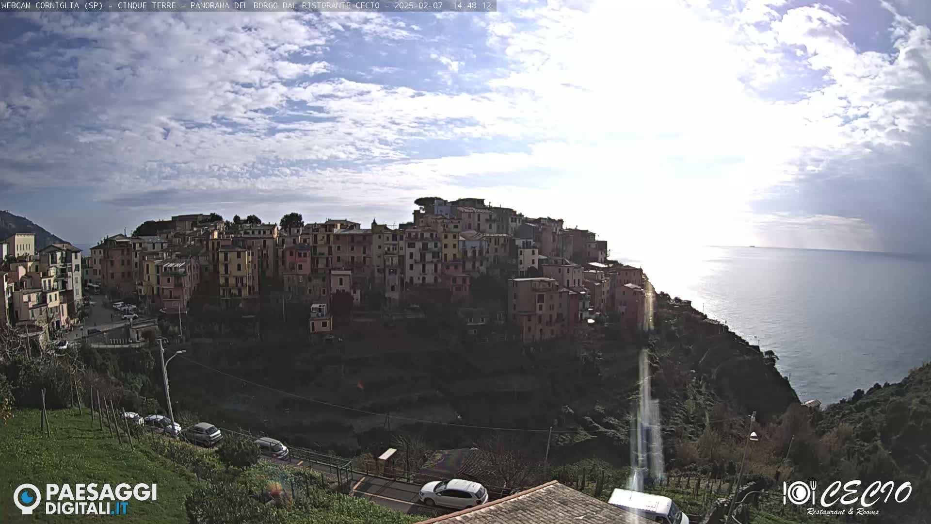Cinque Terre, Corniglia  Live Cam - La Spezia, Liguria, Italy