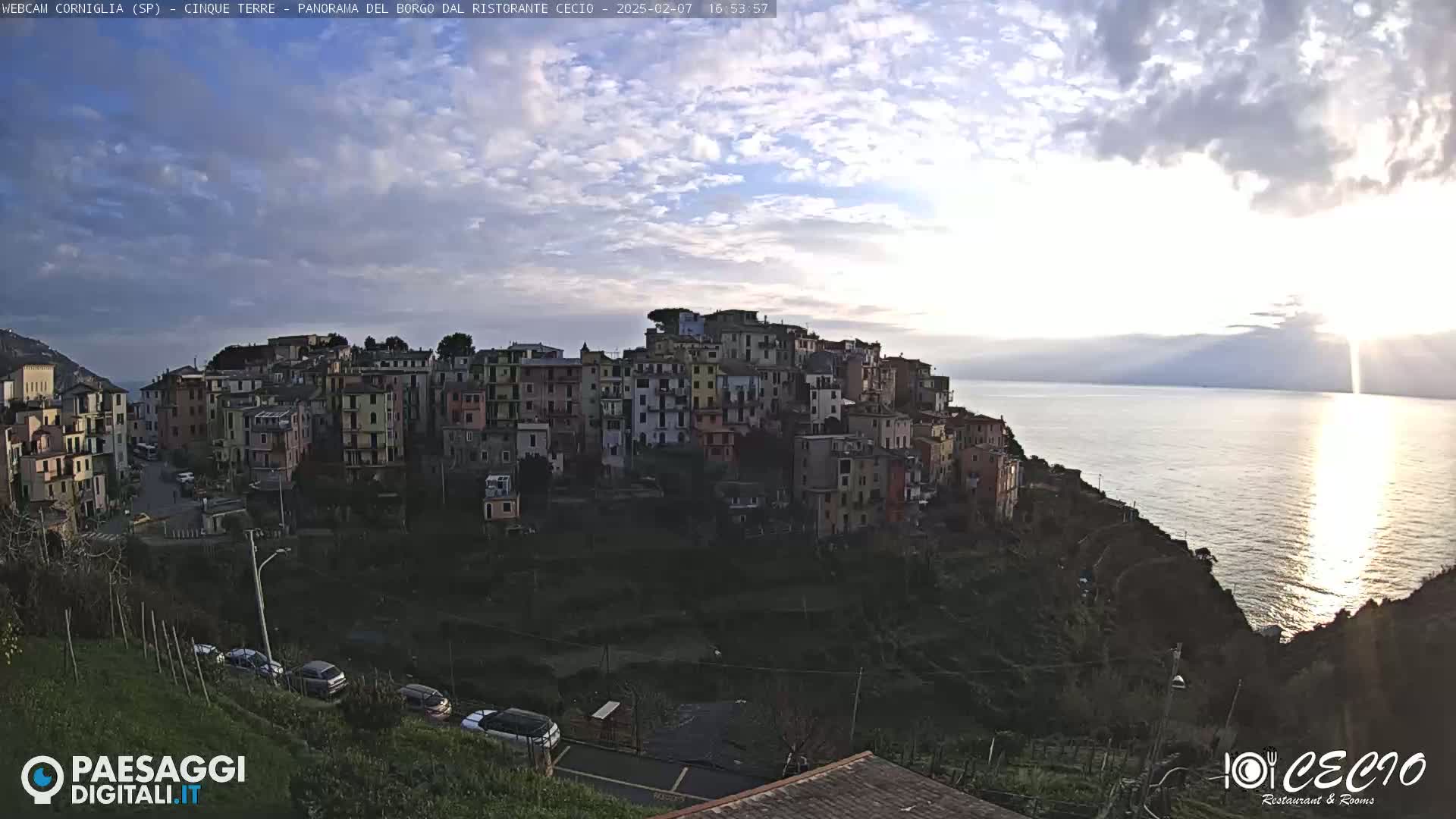 Cinque Terre, Corniglia  Live Cam - La Spezia, Liguria, Italy