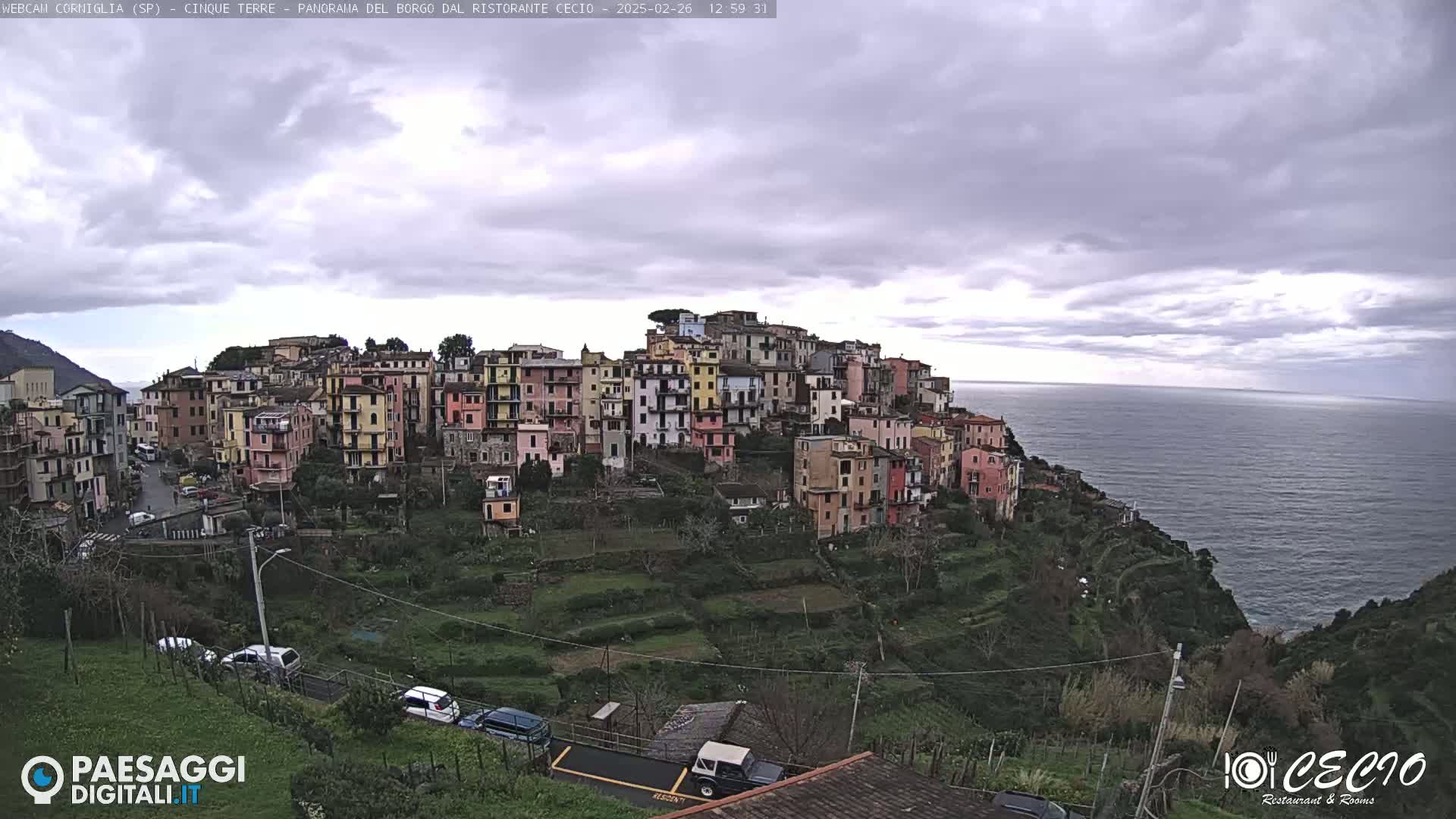 Cinque Terre, Corniglia  Live Cam - La Spezia, Liguria, Italy