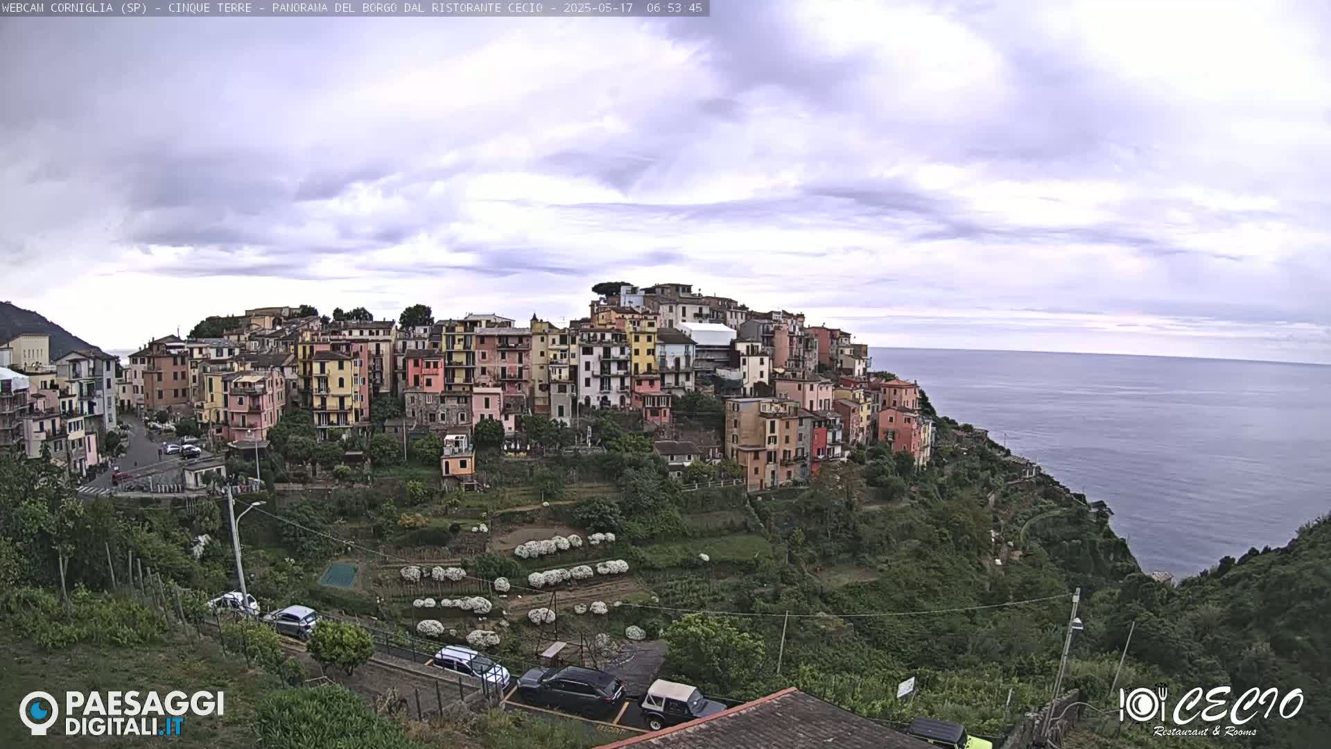 Cinque Terre, Corniglia Village  Live Cam - La Spezia, Liguria, Italy