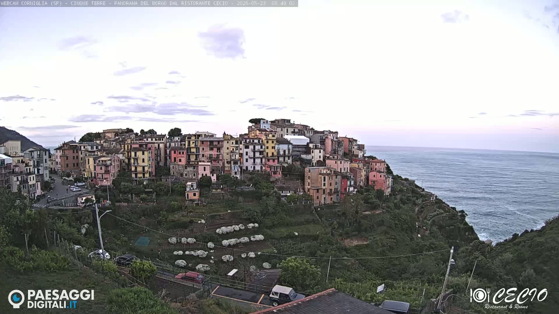 Cinque Terre, Corniglia Village  Live Cam - La Spezia, Liguria, Italy