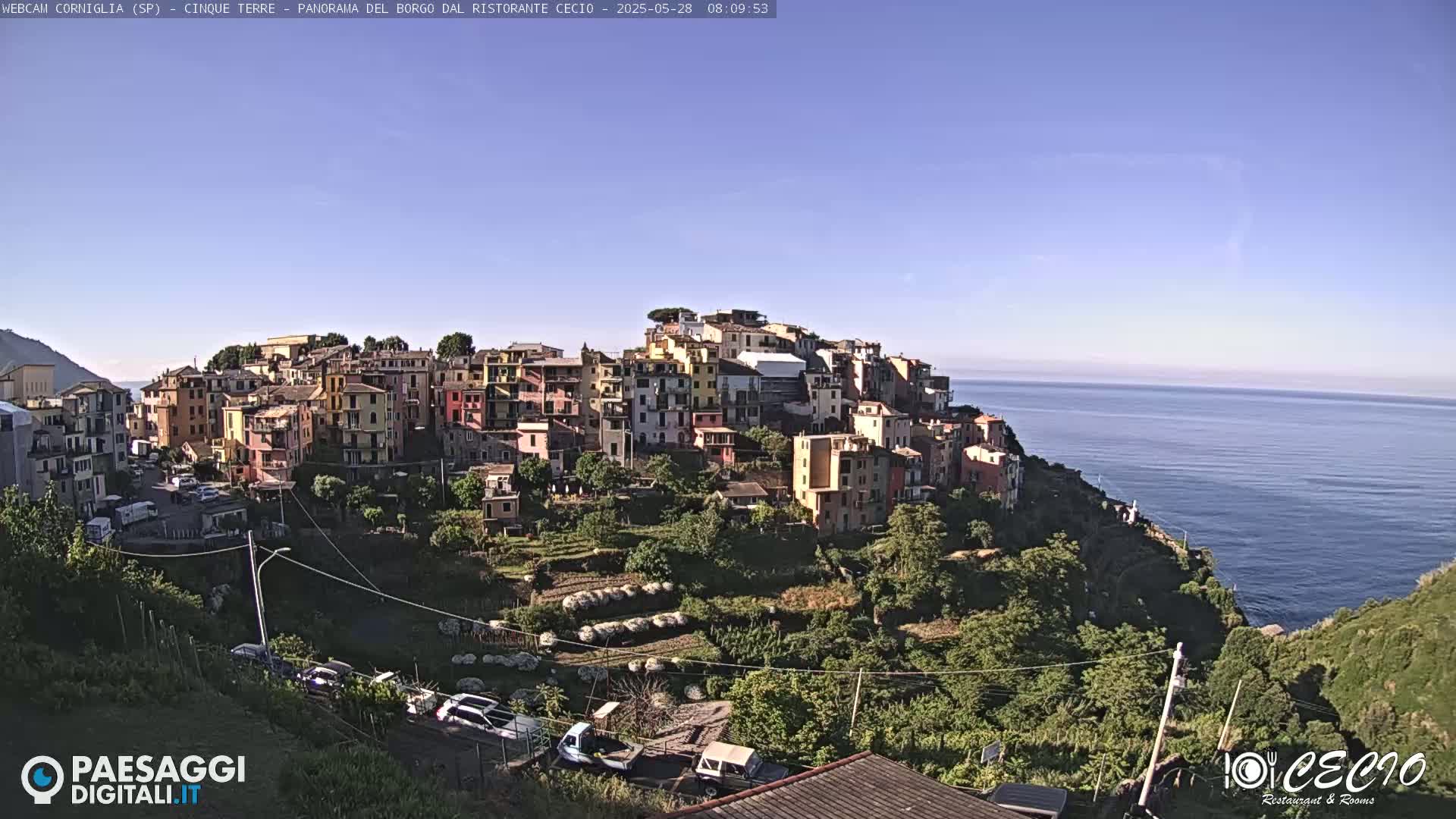 Cinque Terre, Corniglia Village  Live Cam - La Spezia, Liguria, Italy