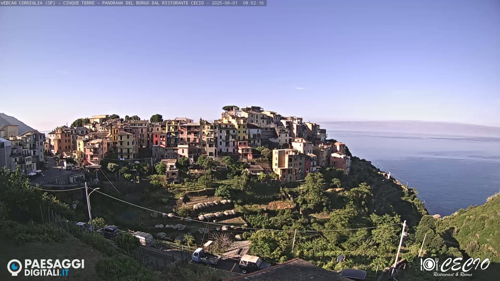 Cinque Terre, Corniglia  Live Cam - La Spezia, Liguria, Italy