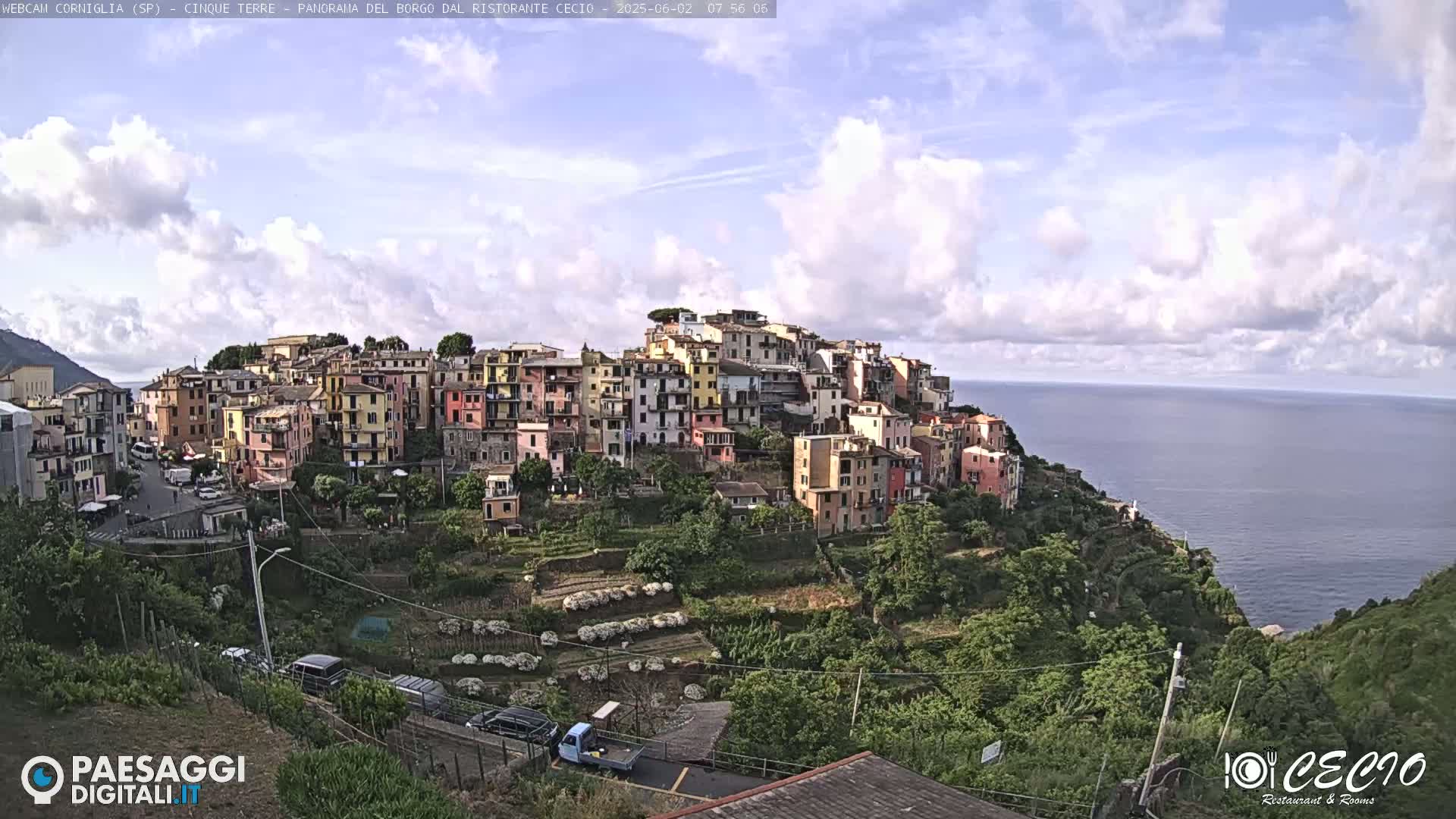 Cinque Terre, Corniglia  Live Cam - La Spezia, Liguria, Italy