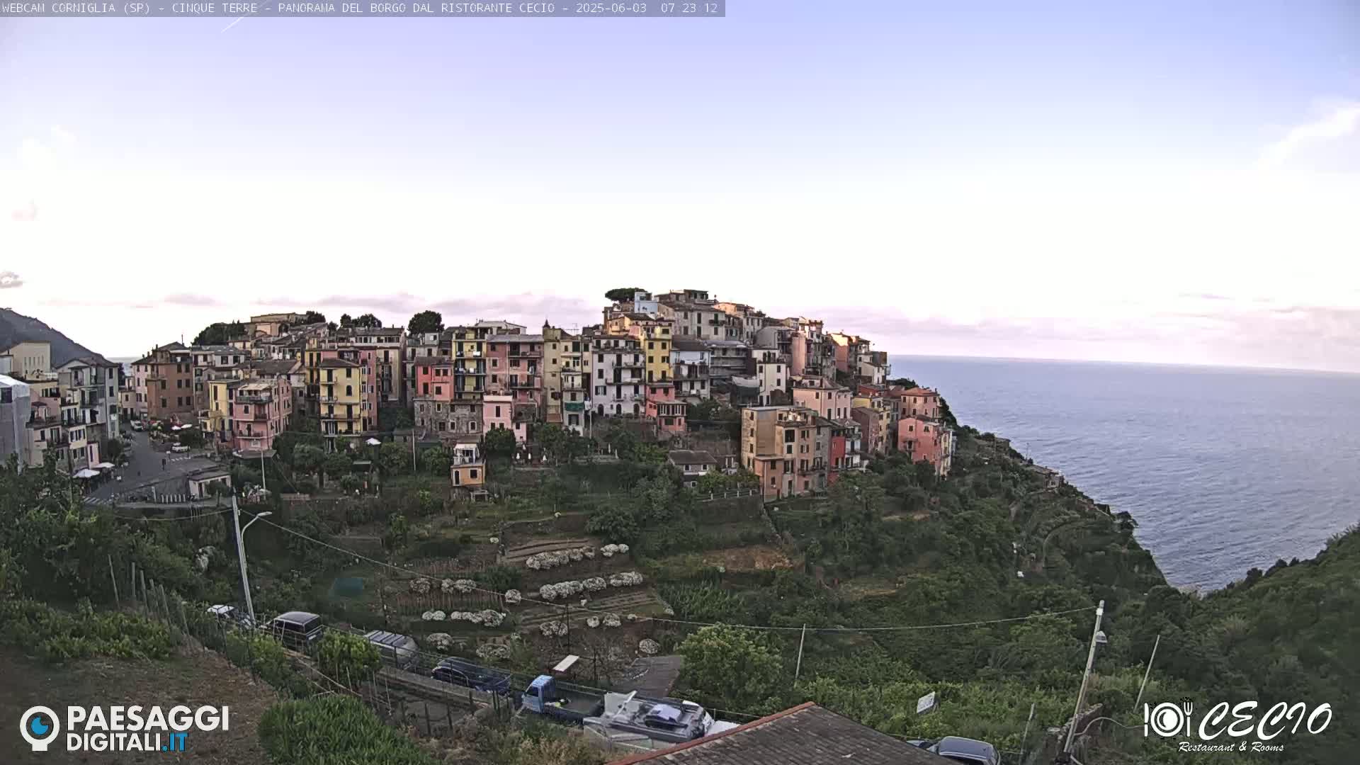 Cinque Terre, Corniglia  Live Cam - La Spezia, Liguria, Italy