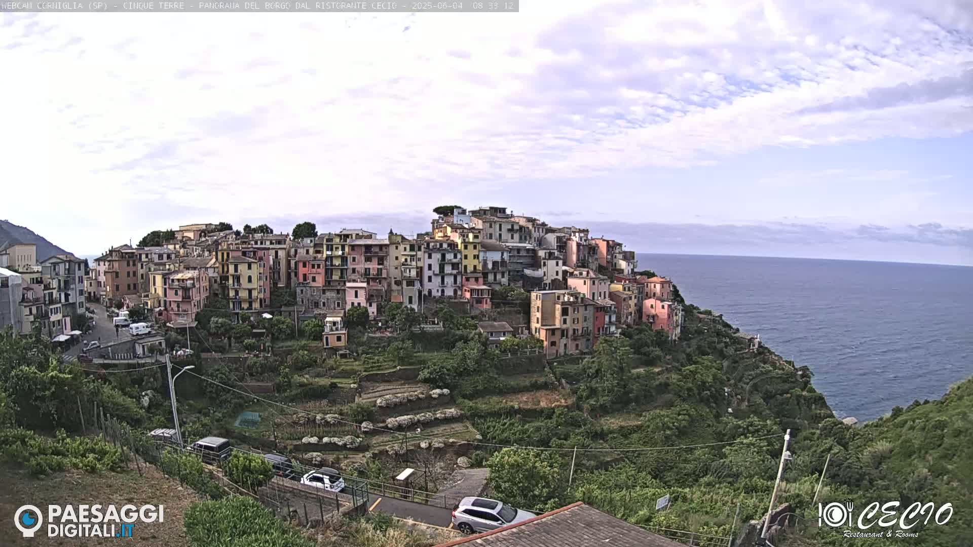 Cinque Terre, Corniglia  Live Cam - La Spezia, Liguria, Italy