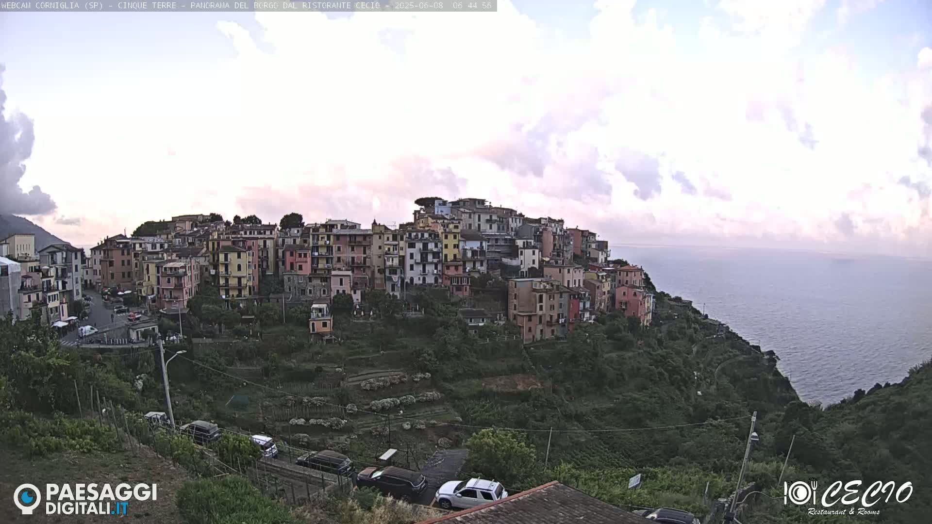 Cinque Terre, Corniglia  Live Cam - La Spezia, Liguria, Italy