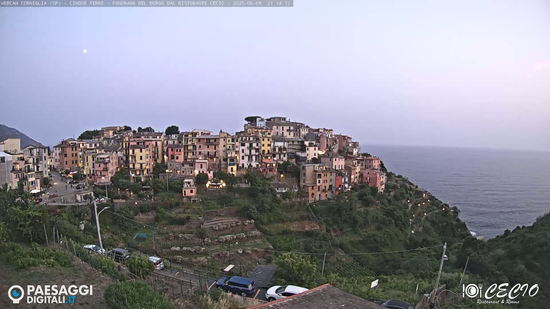 Cinque Terre, Corniglia  Live Cam - La Spezia, Liguria, Italy