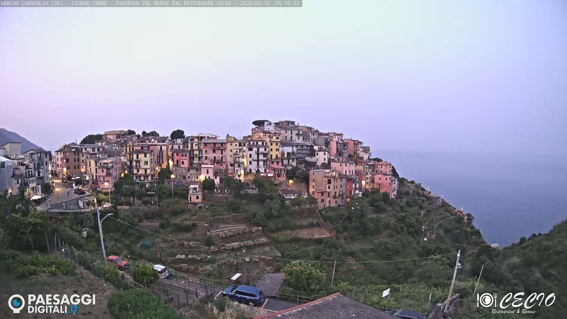 Cinque Terre, Corniglia  Live Cam - La Spezia, Liguria, Italy
