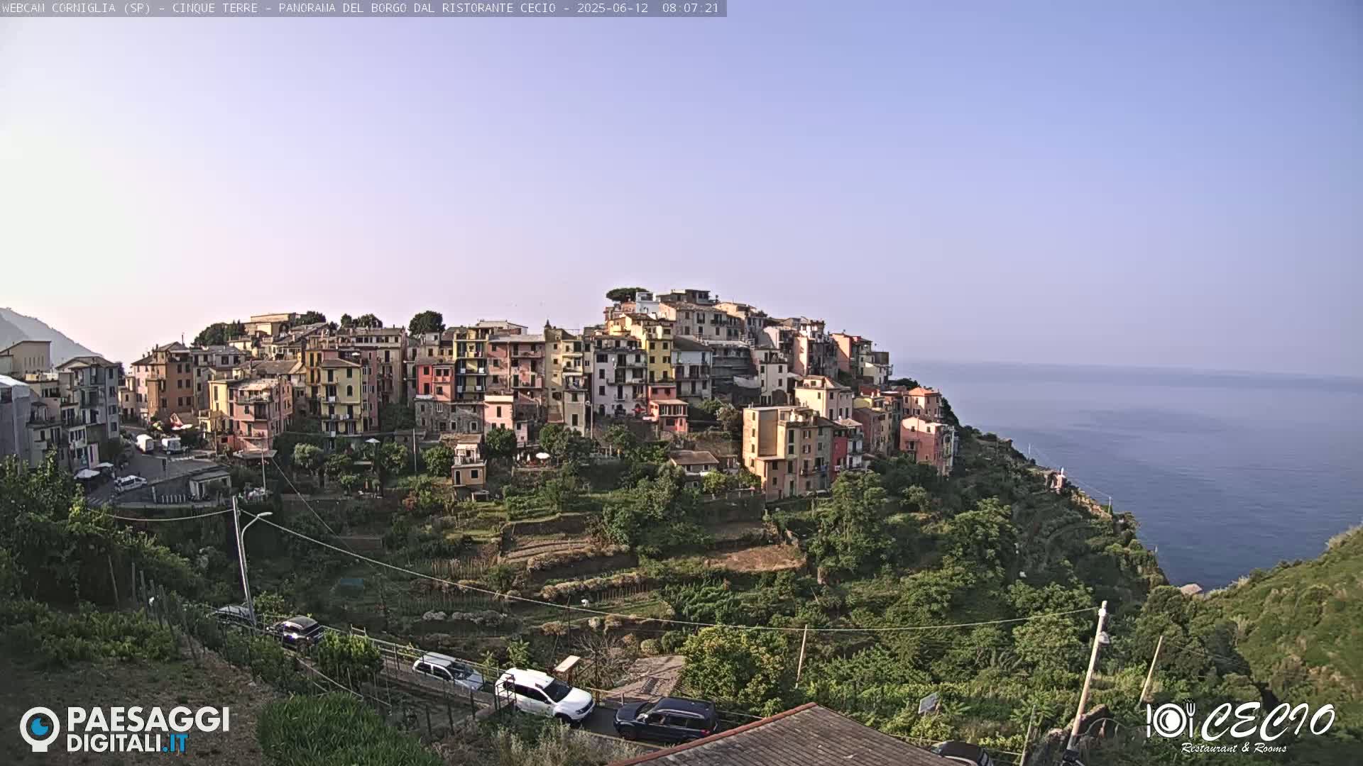 Cinque Terre, Corniglia  Live Cam - La Spezia, Liguria, Italy