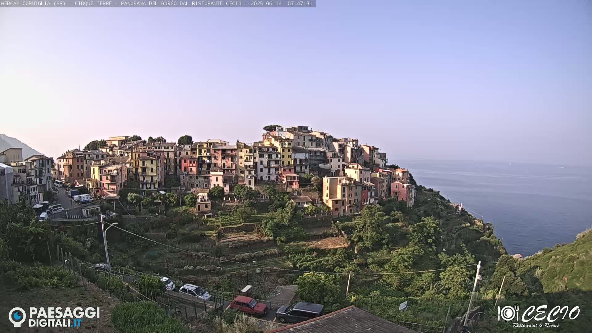 Cinque Terre, Corniglia  Live Cam - La Spezia, Liguria, Italy