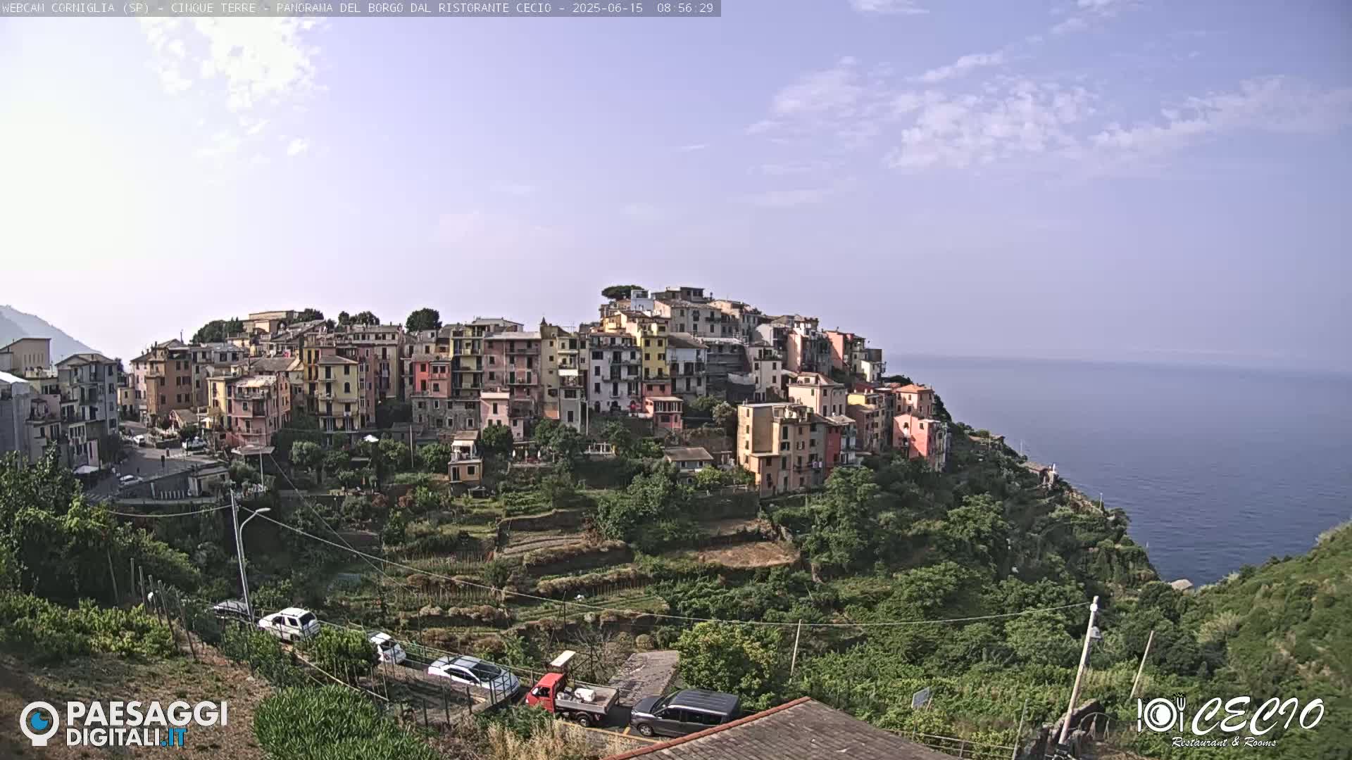 Cinque Terre, Corniglia  Live Cam - La Spezia, Liguria, Italy