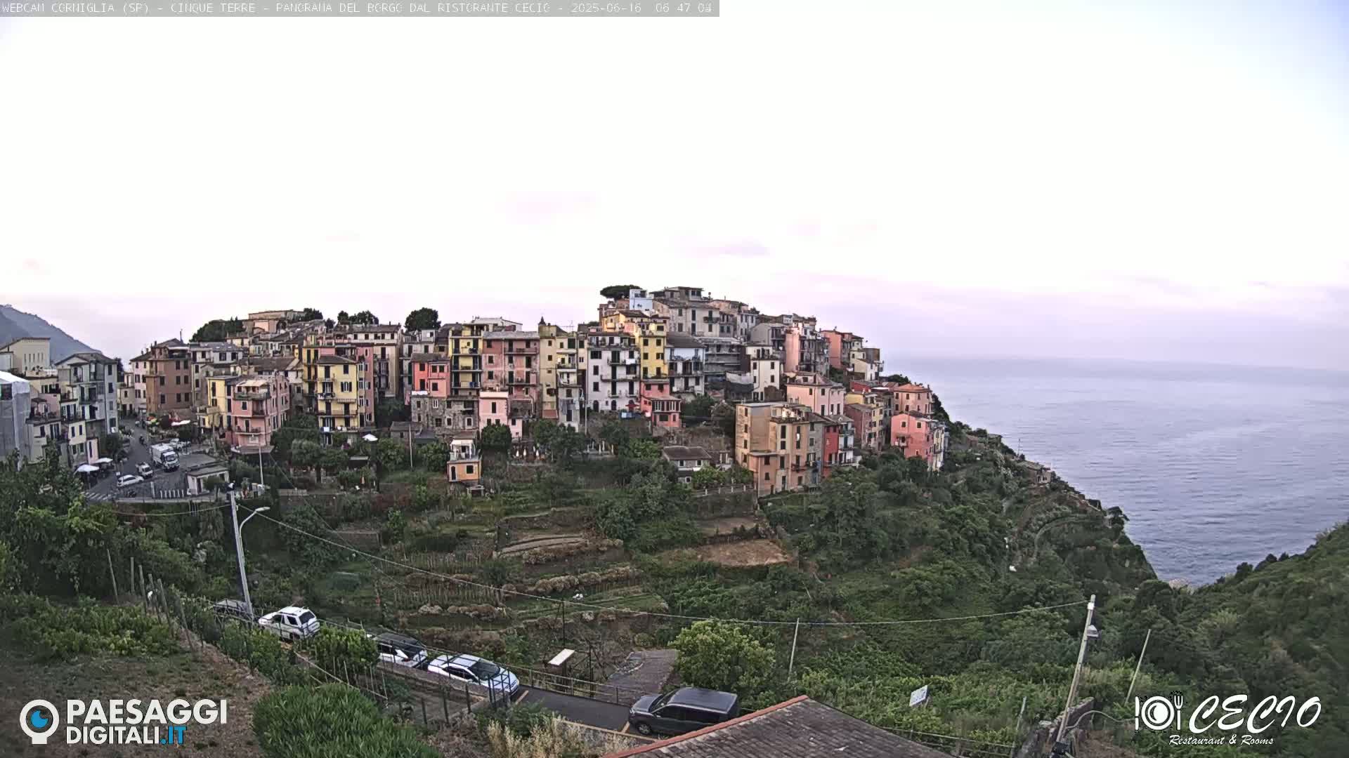 Cinque Terre, Corniglia Village  Live Cam - La Spezia, Liguria, Italy