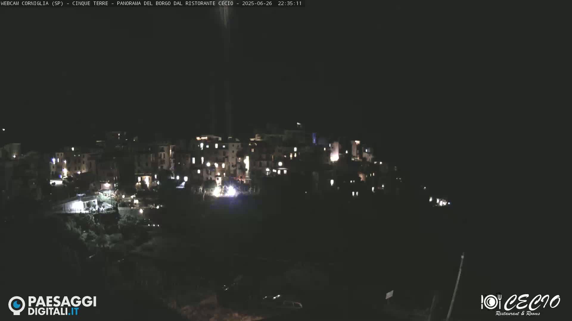 Cinque Terre, Corniglia Village  Live Cam - La Spezia, Liguria, Italy