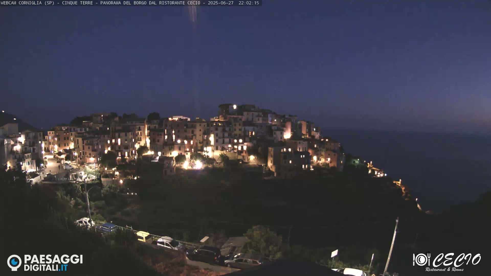Cinque Terre, Corniglia Village  Live Cam - La Spezia, Liguria, Italy