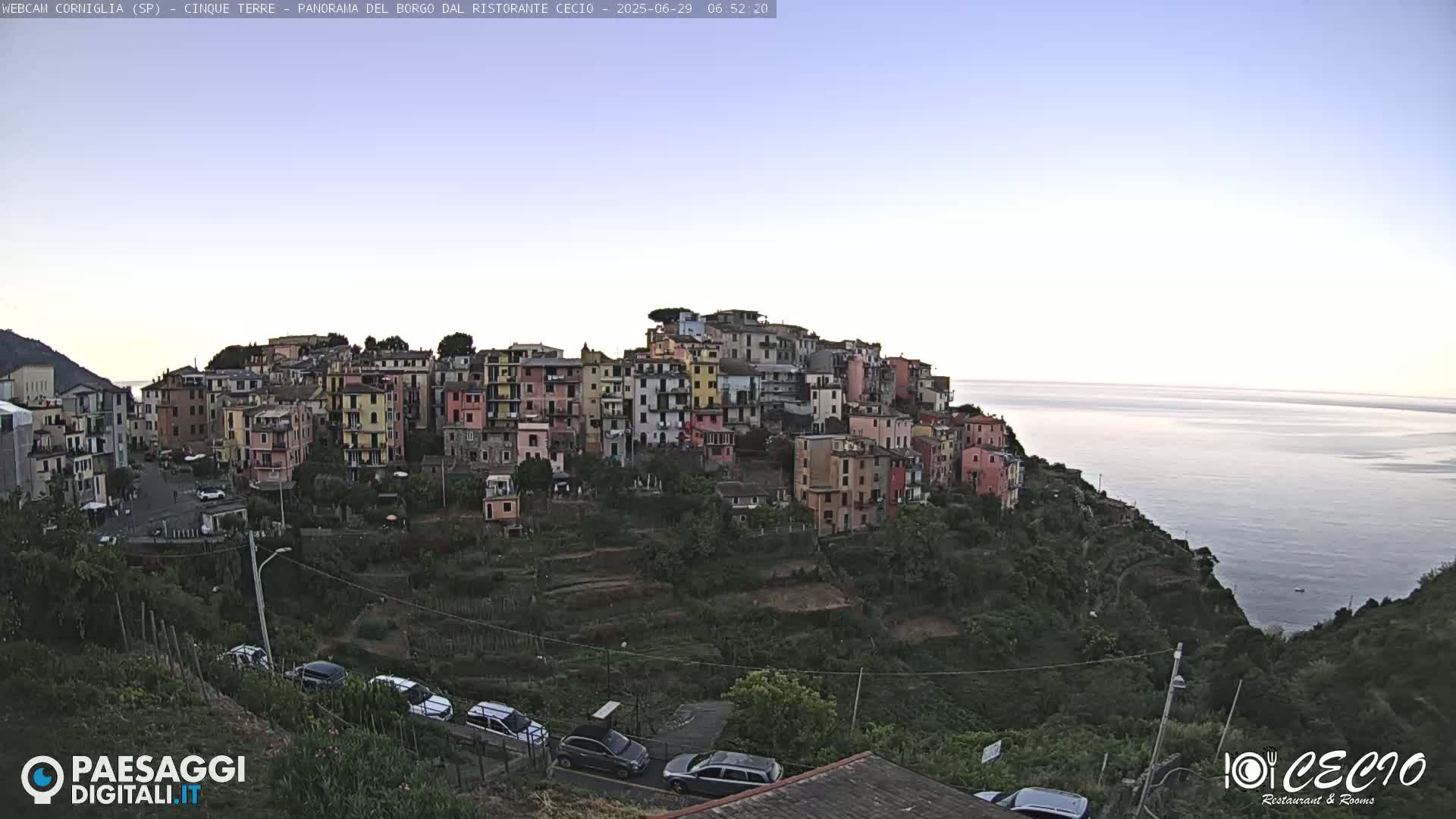 Cinque Terre, Corniglia Village  Live Cam - La Spezia, Liguria, Italy