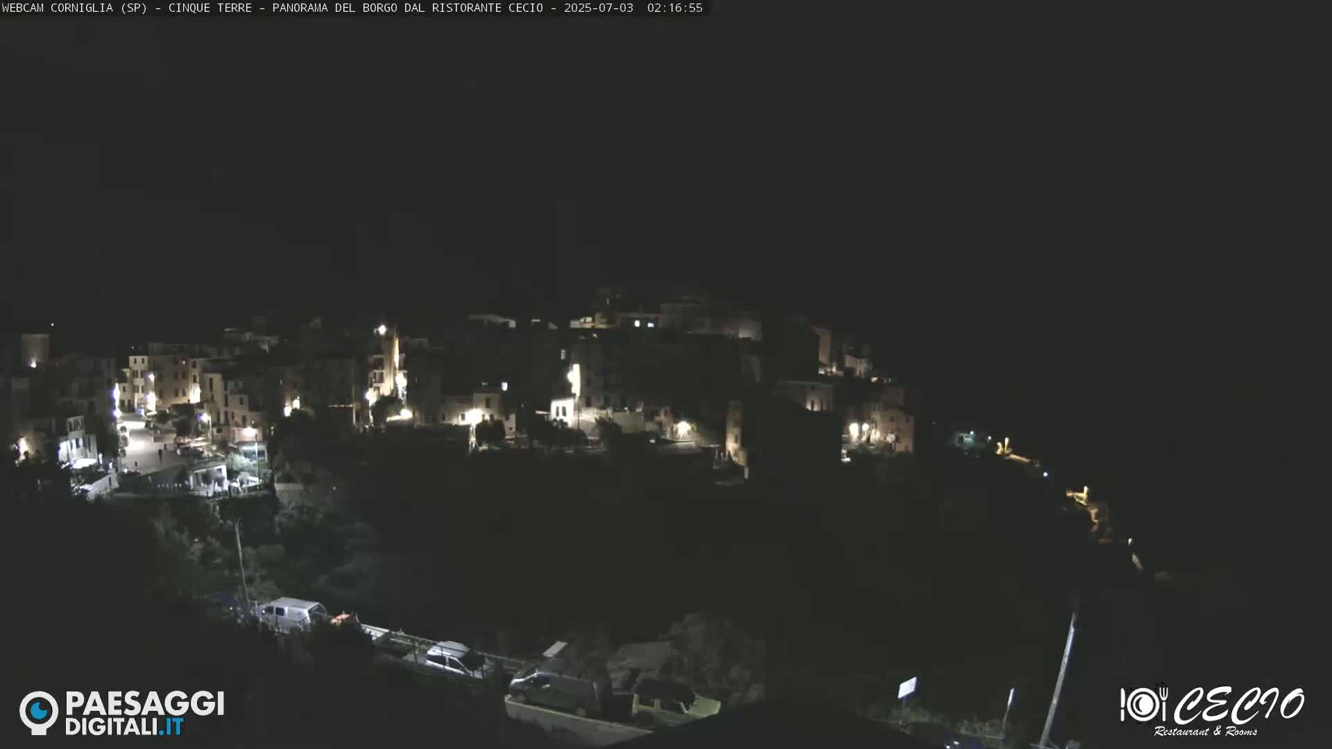 Cinque Terre, Corniglia Village  Live Cam - La Spezia, Liguria, Italy