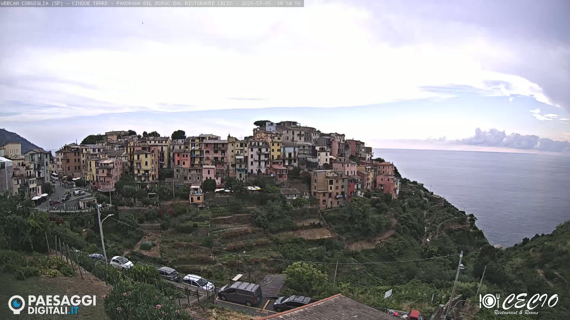 Cinque Terre, Corniglia Village  Live Cam - La Spezia, Liguria, Italy