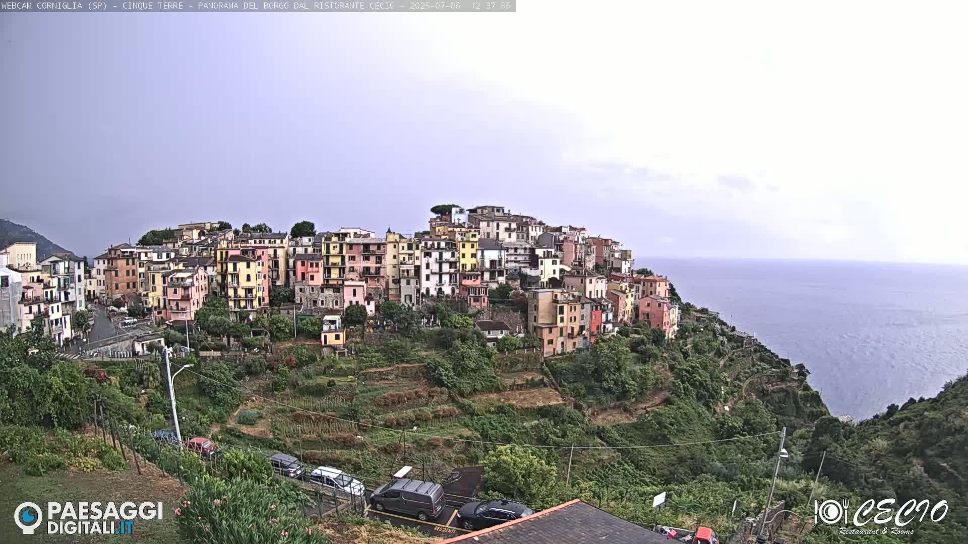 Cinque Terre, Corniglia Village  Live Cam - La Spezia, Liguria, Italy