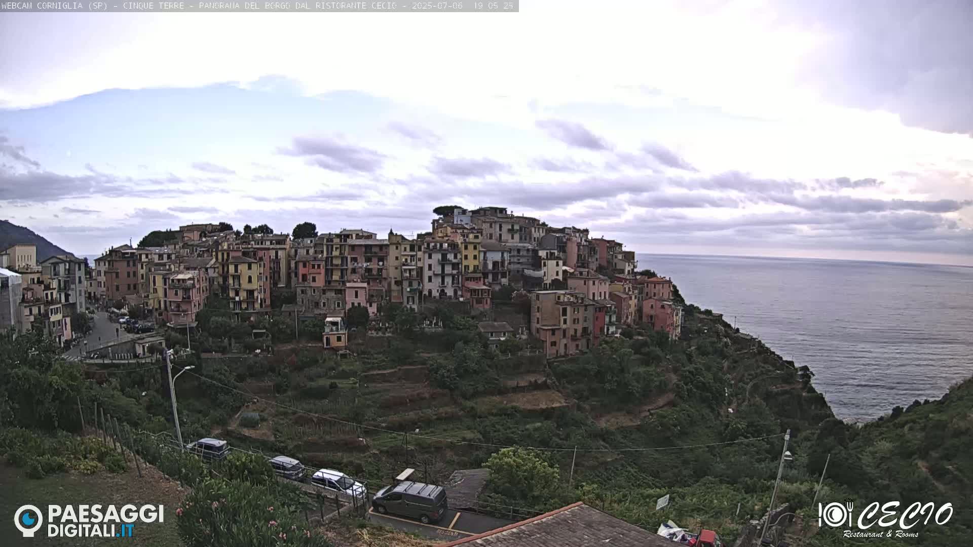 Cinque Terre, Corniglia Village  Live Cam - La Spezia, Liguria, Italy