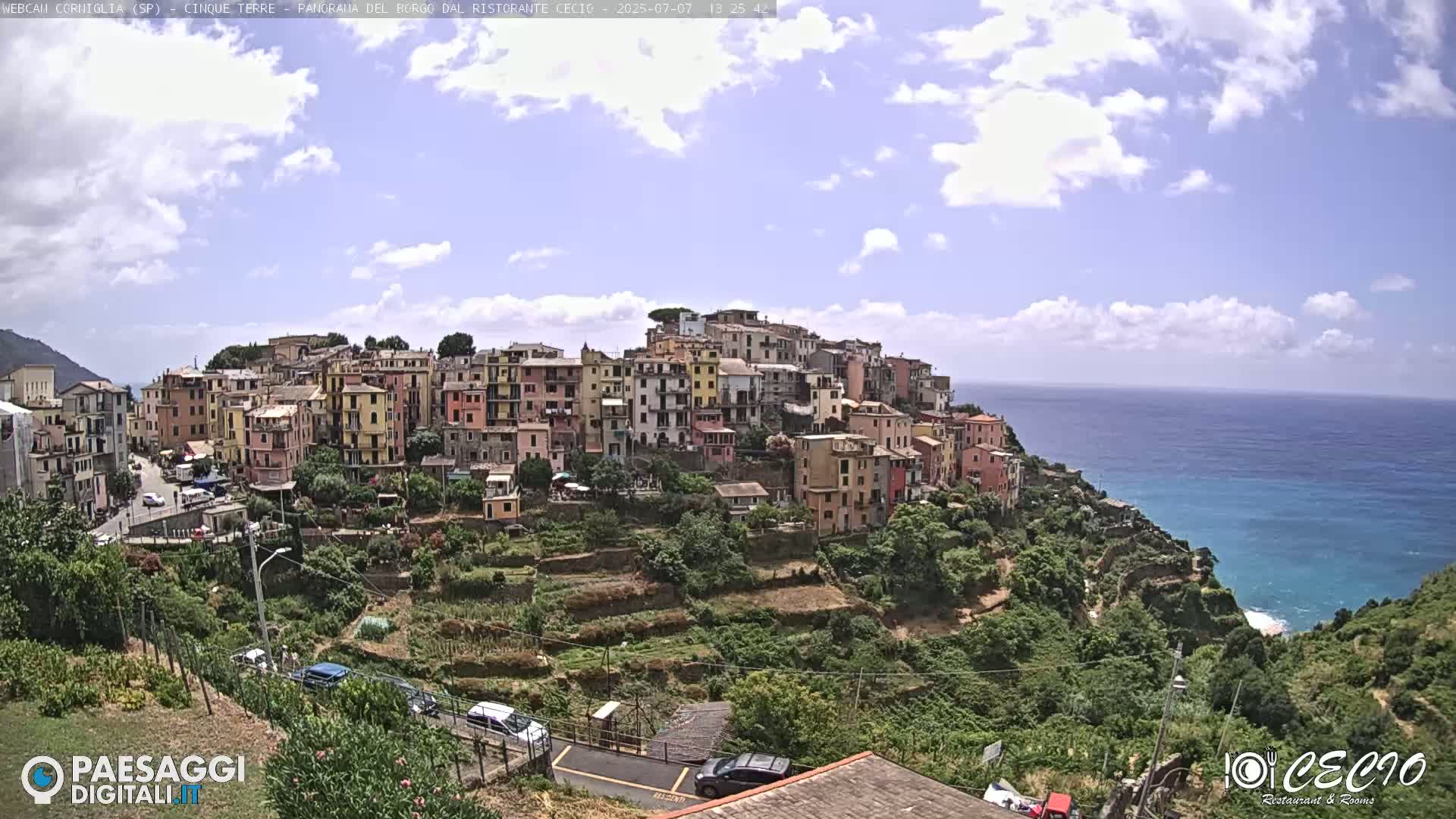 Cinque Terre, Corniglia Village  Live Cam - La Spezia, Liguria, Italy