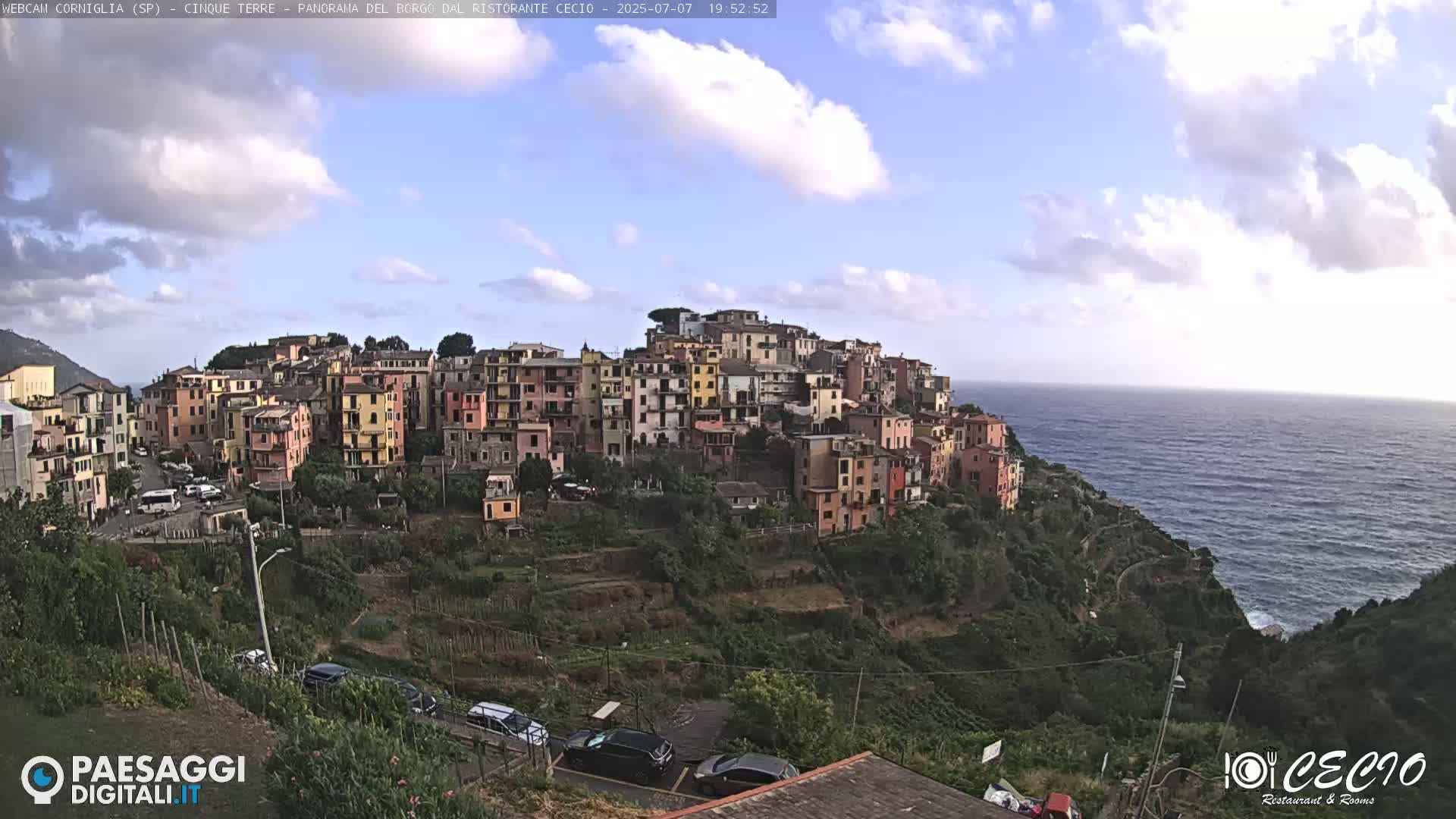 Cinque Terre, Corniglia Village  Live Cam - La Spezia, Liguria, Italy