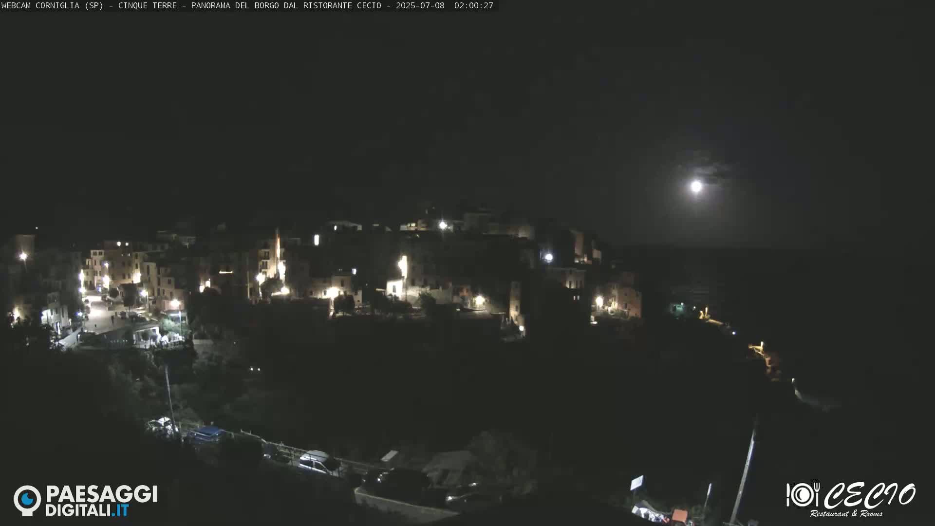 Cinque Terre, Corniglia Village  Live Cam - La Spezia, Liguria, Italy