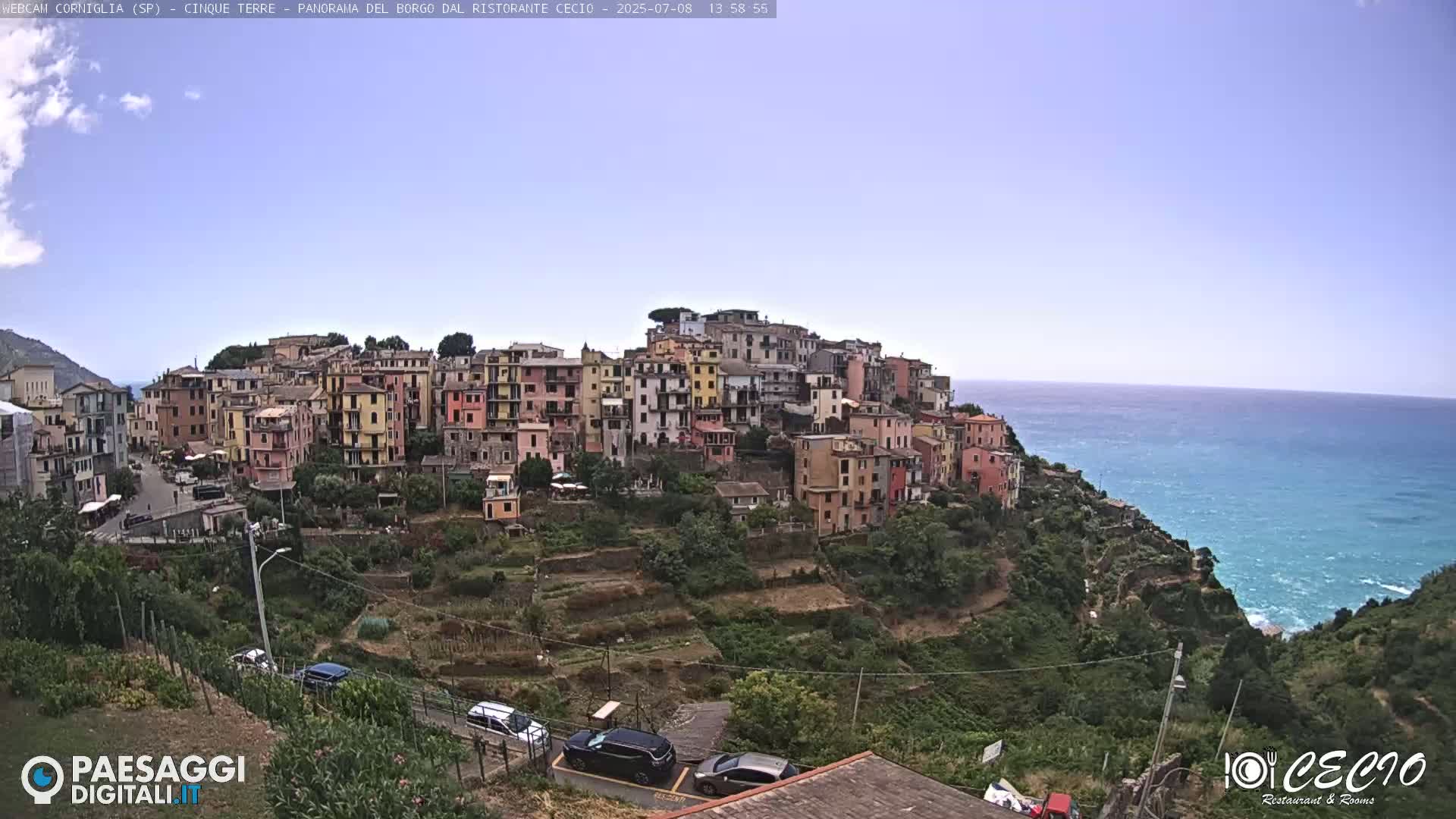 Cinque Terre, Corniglia Village  Live Cam - La Spezia, Liguria, Italy