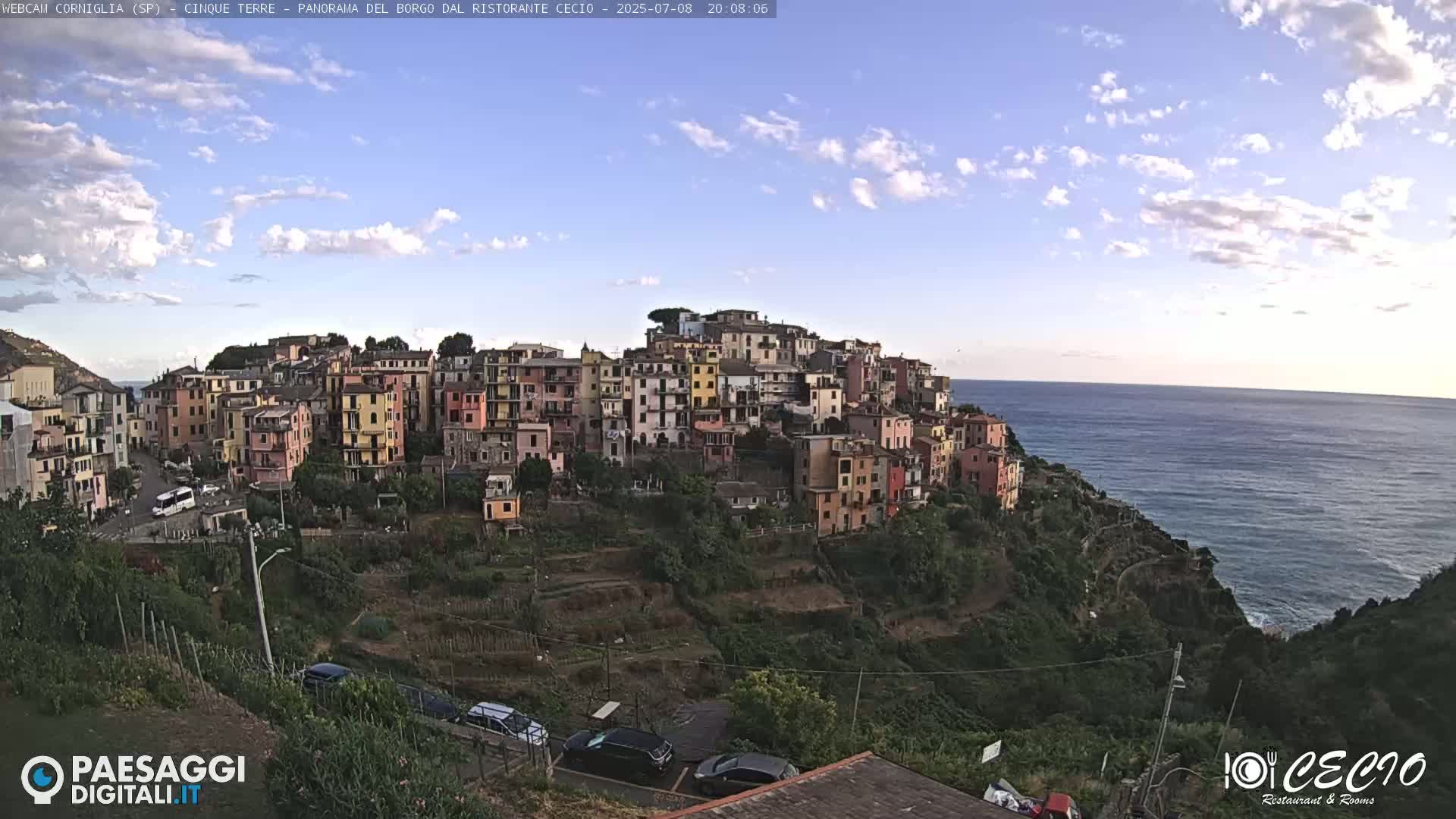 Cinque Terre, Corniglia Village  Live Cam - La Spezia, Liguria, Italy