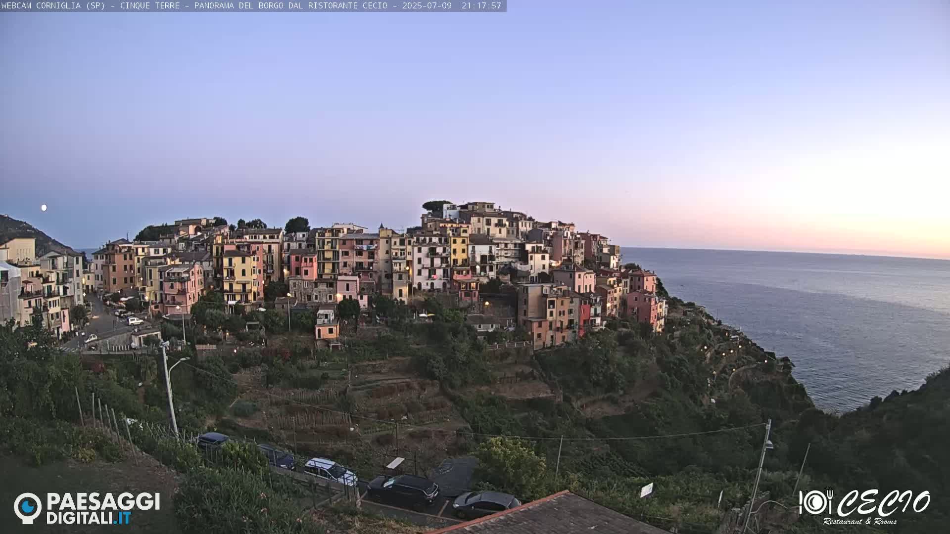 Cinque Terre, Corniglia Village  Live Cam - La Spezia, Liguria, Italy
